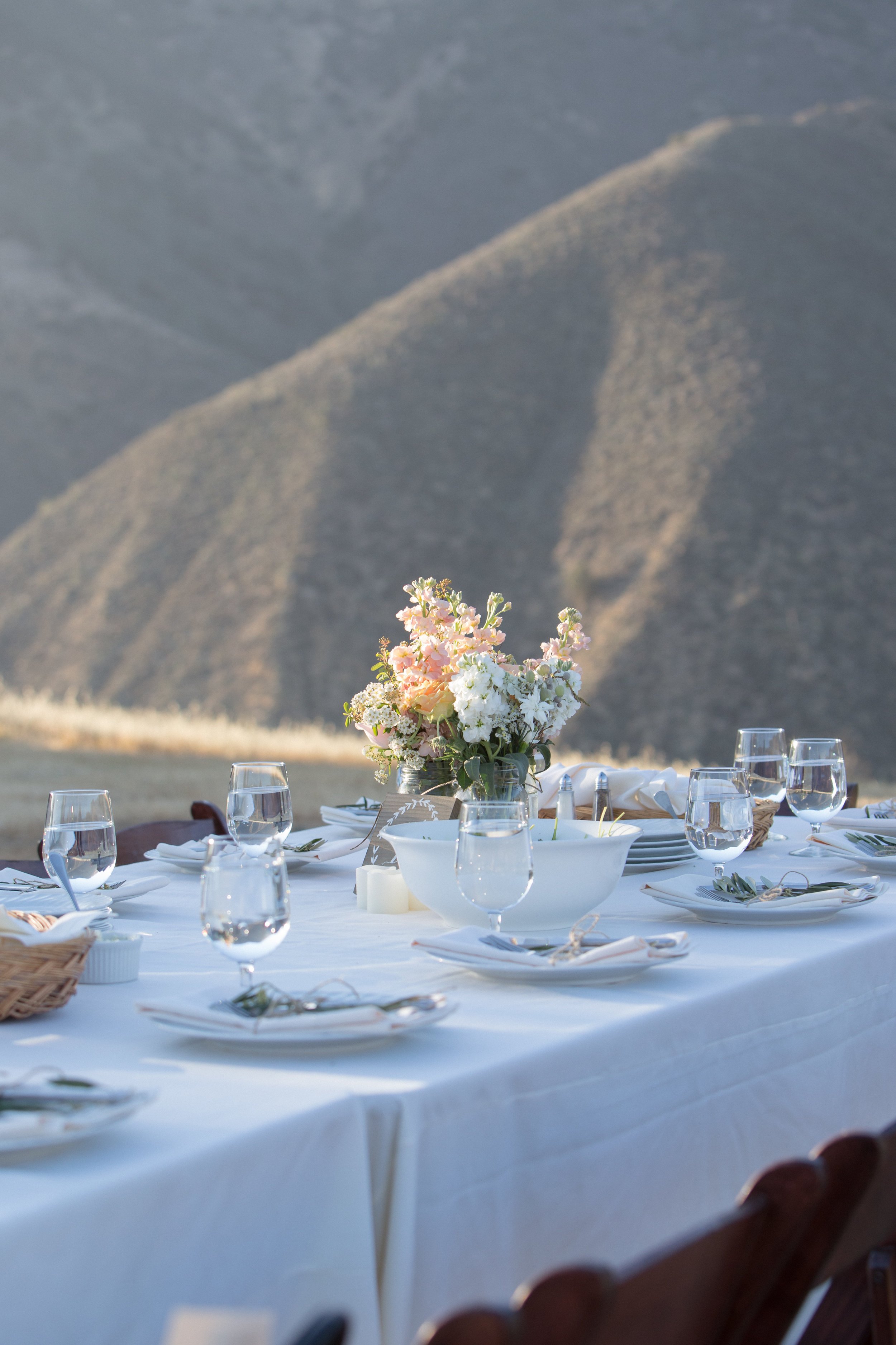 www.santabarbarawedding.com | Kiel Rucker Photography | Joelle Charming Wedding Planner | Figueroa Mountain Farmhouse | Ella &amp; Louie Flowers | La Tavola Linens | Reception