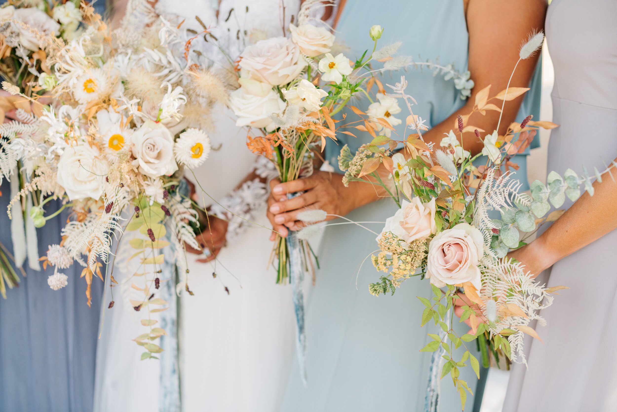 www.santabarbarawedding.com | White Sage Wedding &amp; Events | Cara Robbins Studio | Rogue Styling | Ojala Floral | Styled Bride and Bridesmaids’ Bouquets