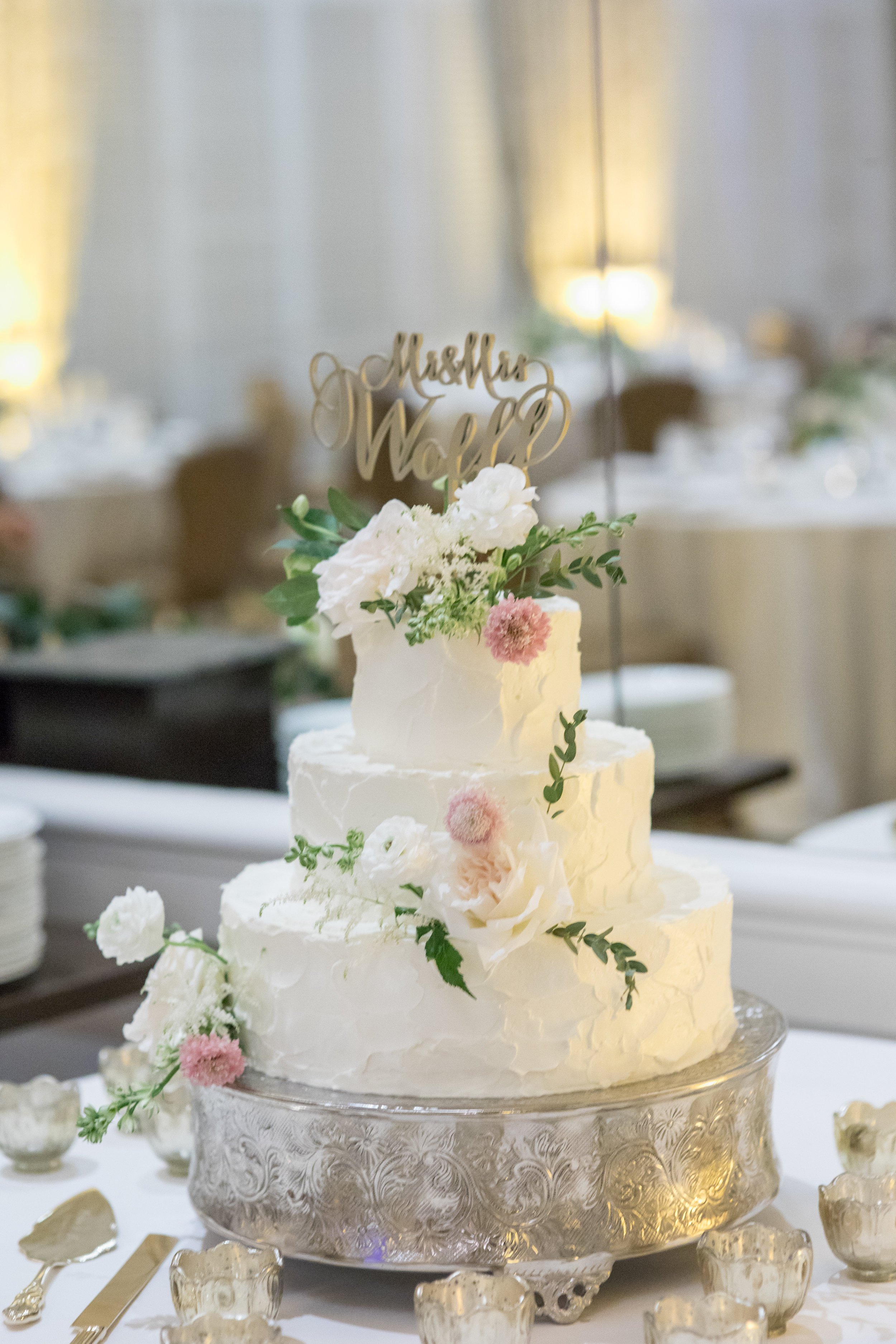 www.santabarbarawedding.com | Waller Weddings | KB Events | Wedding Cake