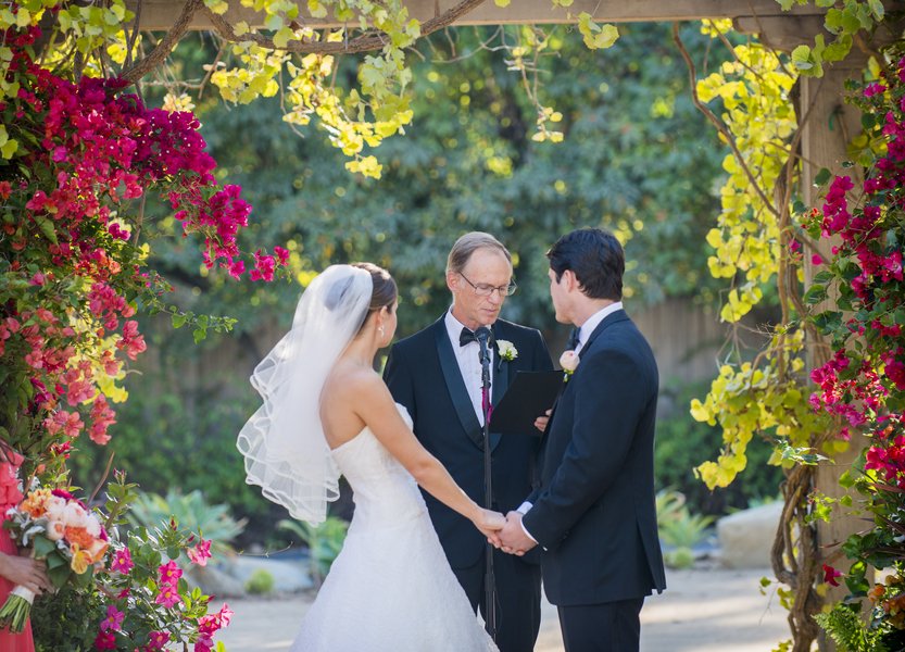 santabarbarawedding.com | photo: Willa Kveta | bougainvillea wedding ideas