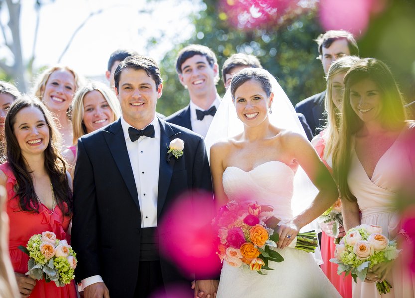 santabarbarawedding.com | photo: Willa Kveta | bougainvillea wedding ideas