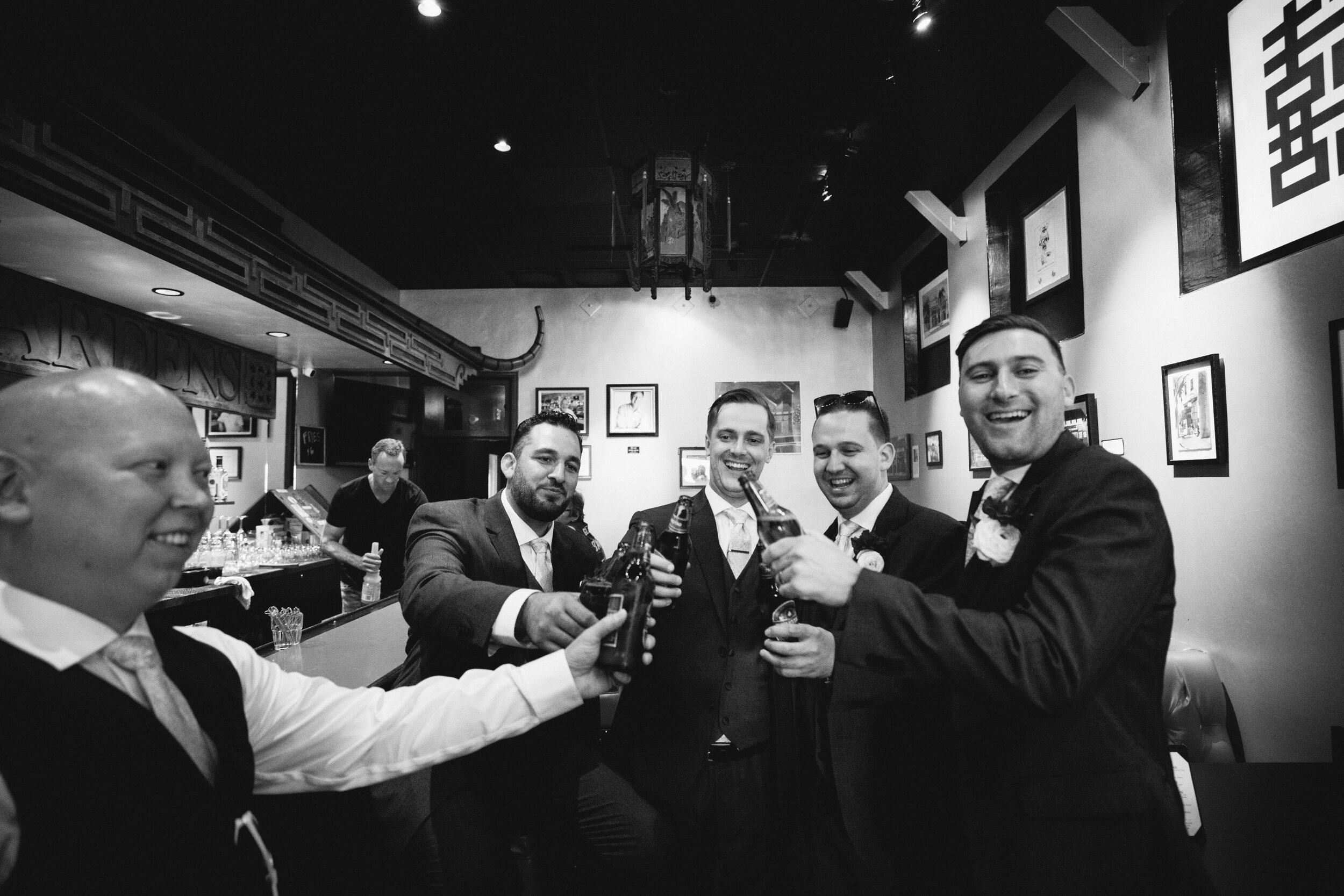 www.santabarbarawedding.com | Michelle Ramirez Photography | Casa De La Guerra, The Presidio Chapel | Events by Maxi | groom and groomsmen getting ready