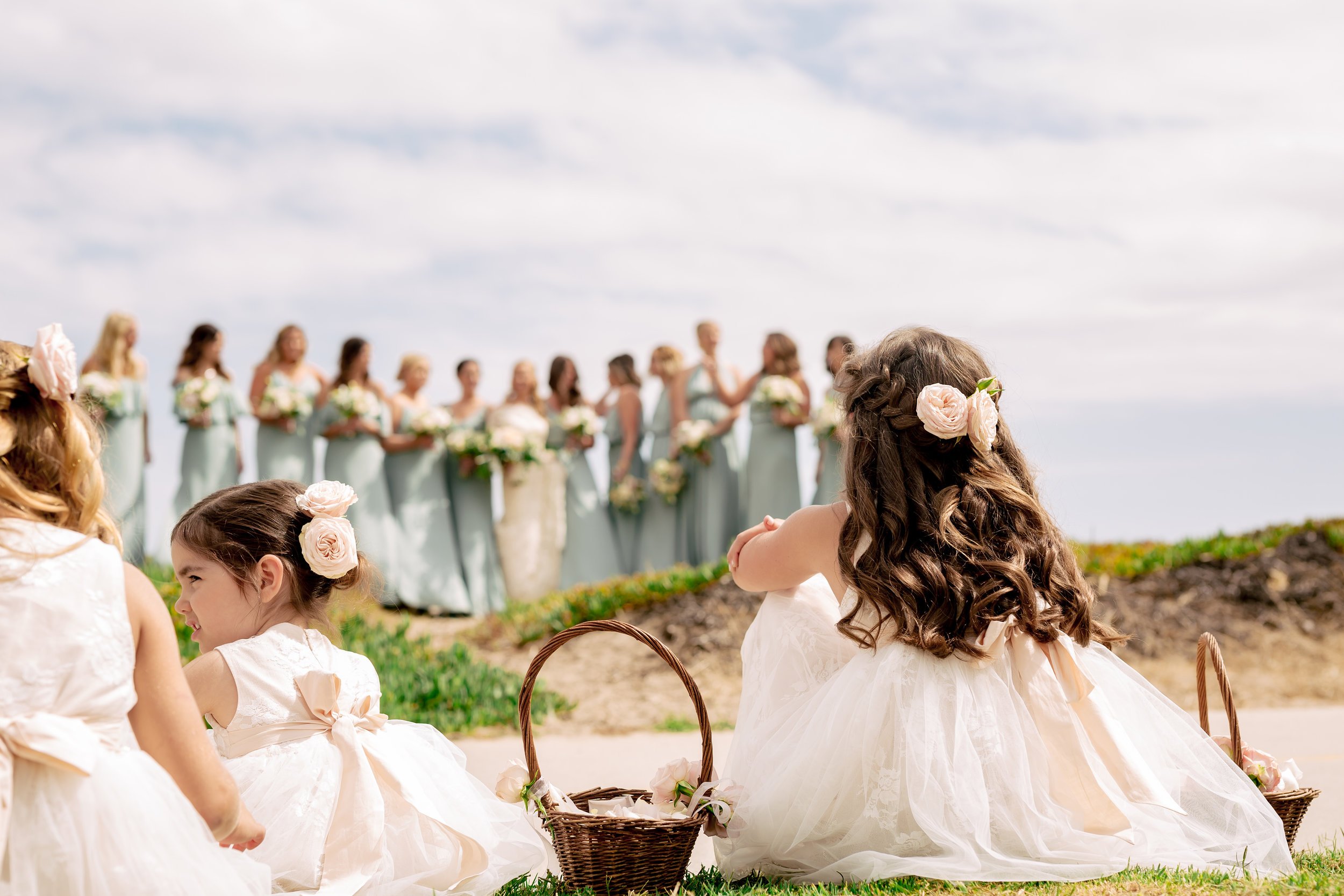 www.santabarbarawedding.com | Rewind Photography | Events by M and M | Santa Barbara Historical Museum | Bridesmaids and Flower Girls