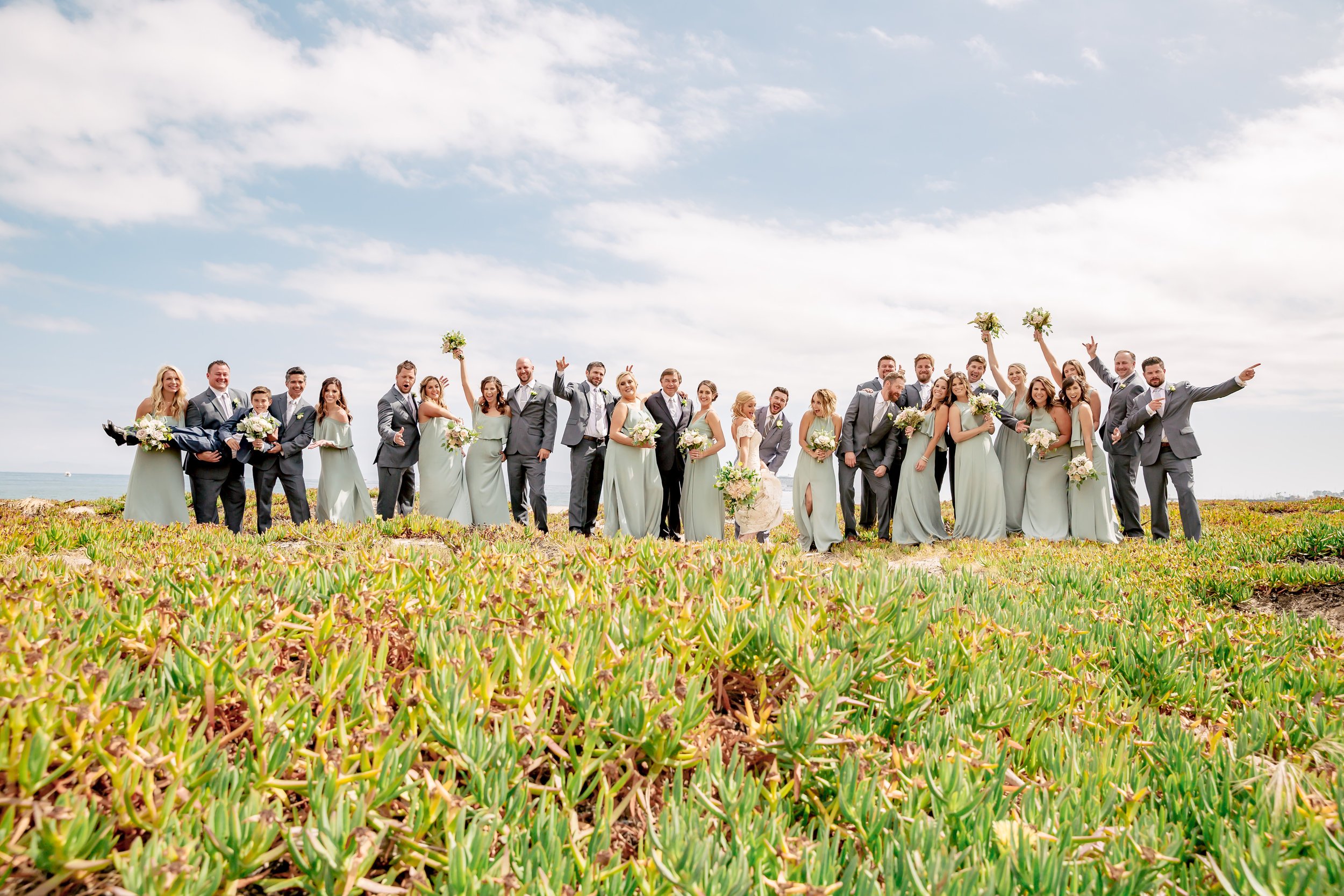 www.santabarbarawedding.com | Rewind Photography | Events by M and M | Santa Barbara Historical Museum | Bridal Party