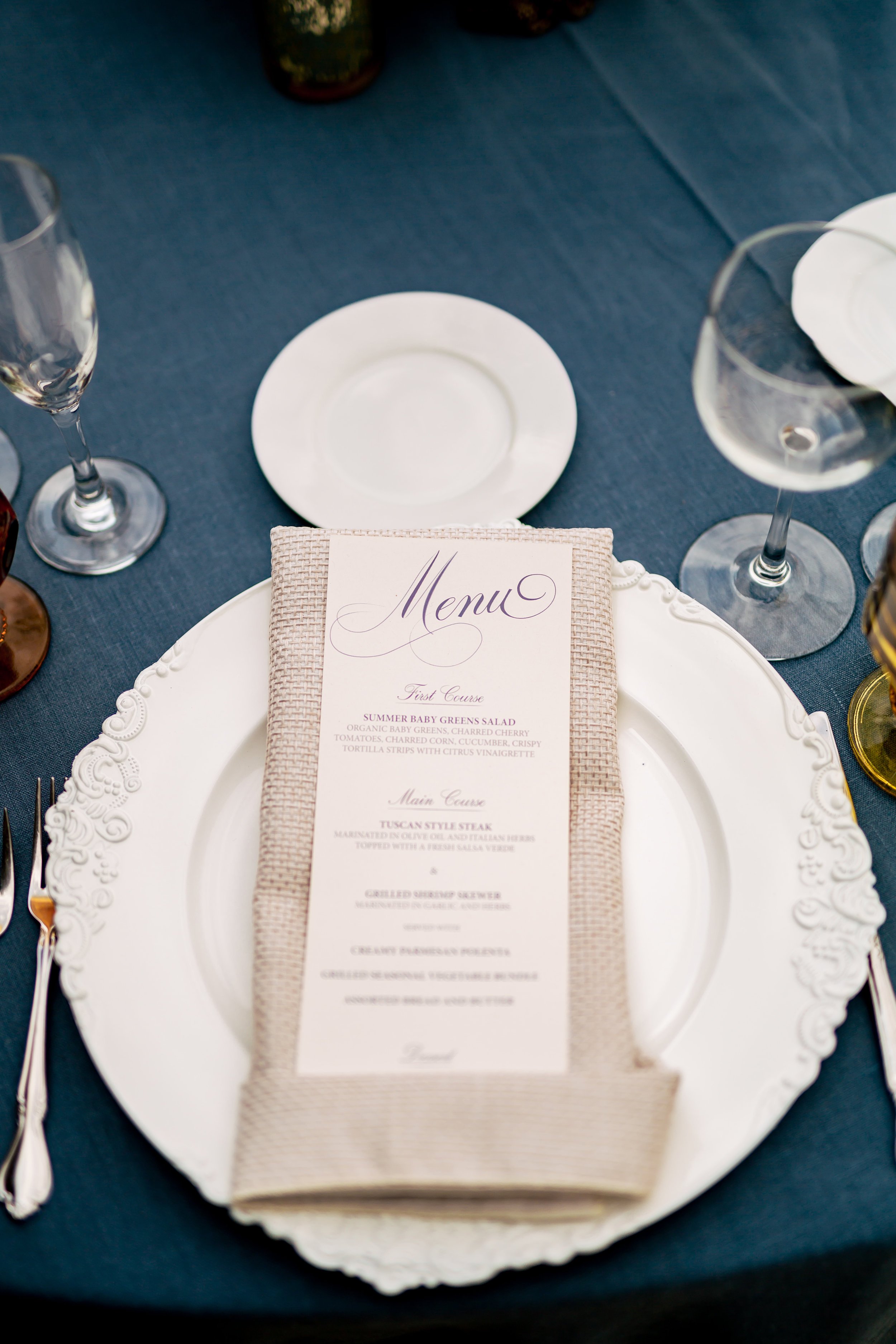 www.santabarbarawedding.com | Rewind Photography | Events by M and M | Santa Barbara Historical Museum | Place Setting