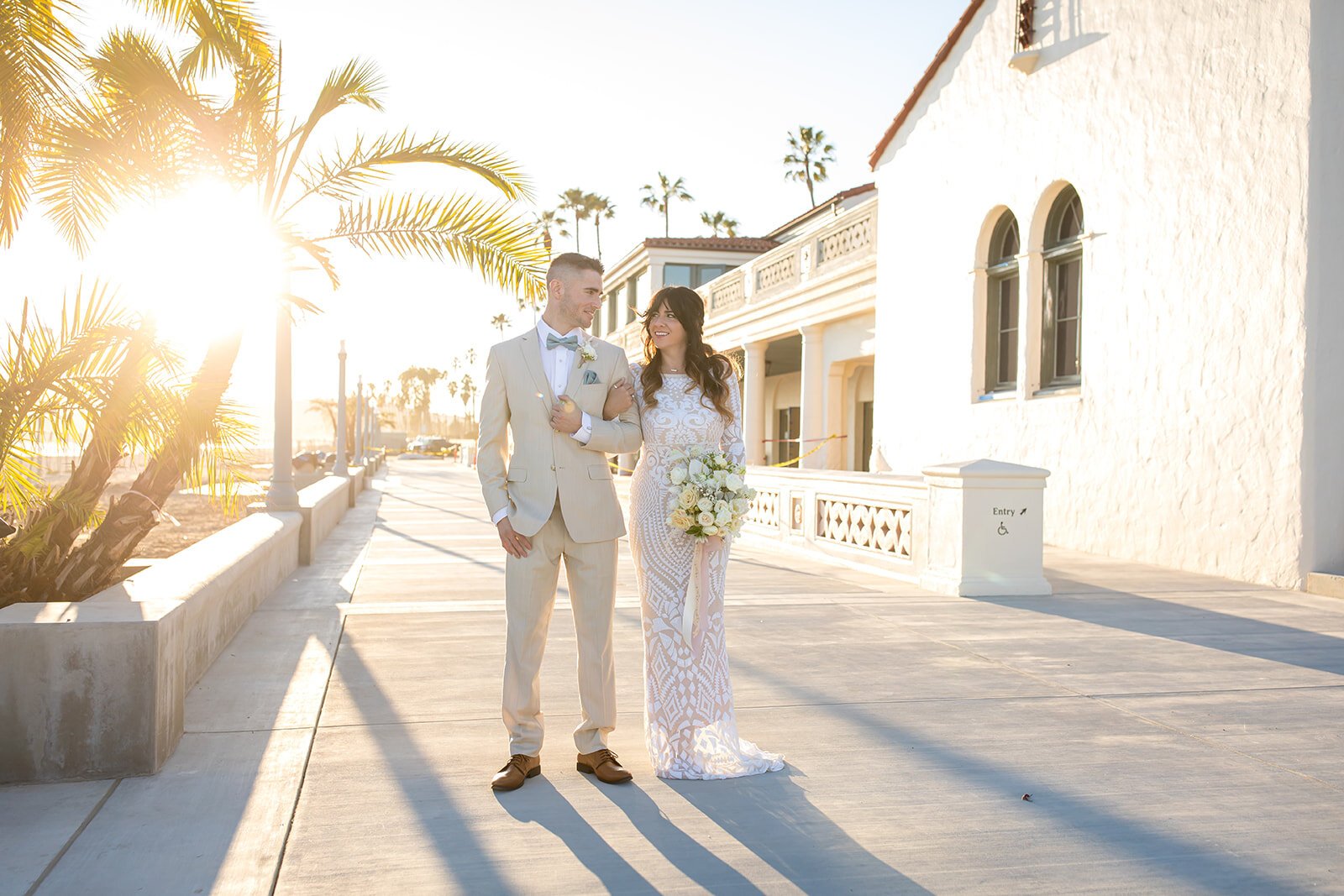 www.santabarbarawedding.com | Ann Johnson Events | Elizabeth Victoria Photo | Cabrillo Pavilion | Styled Shoot | Bride and Groom