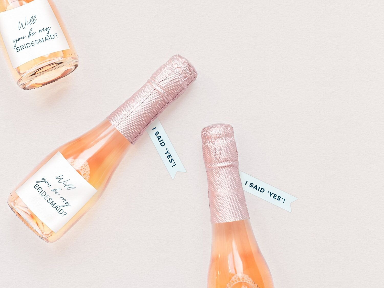 www.santabarbarawedding.com | Wine or Champagne Bottle Labels