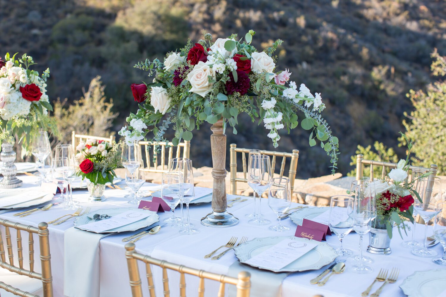 www.santabarbarawedding.com | APEX Malibu | Elizabeth Victoria Photography | Ebeling Events | Flowers by Maria | Amigo Party Rentals | Kristina Virtue Designs | Table Set Up