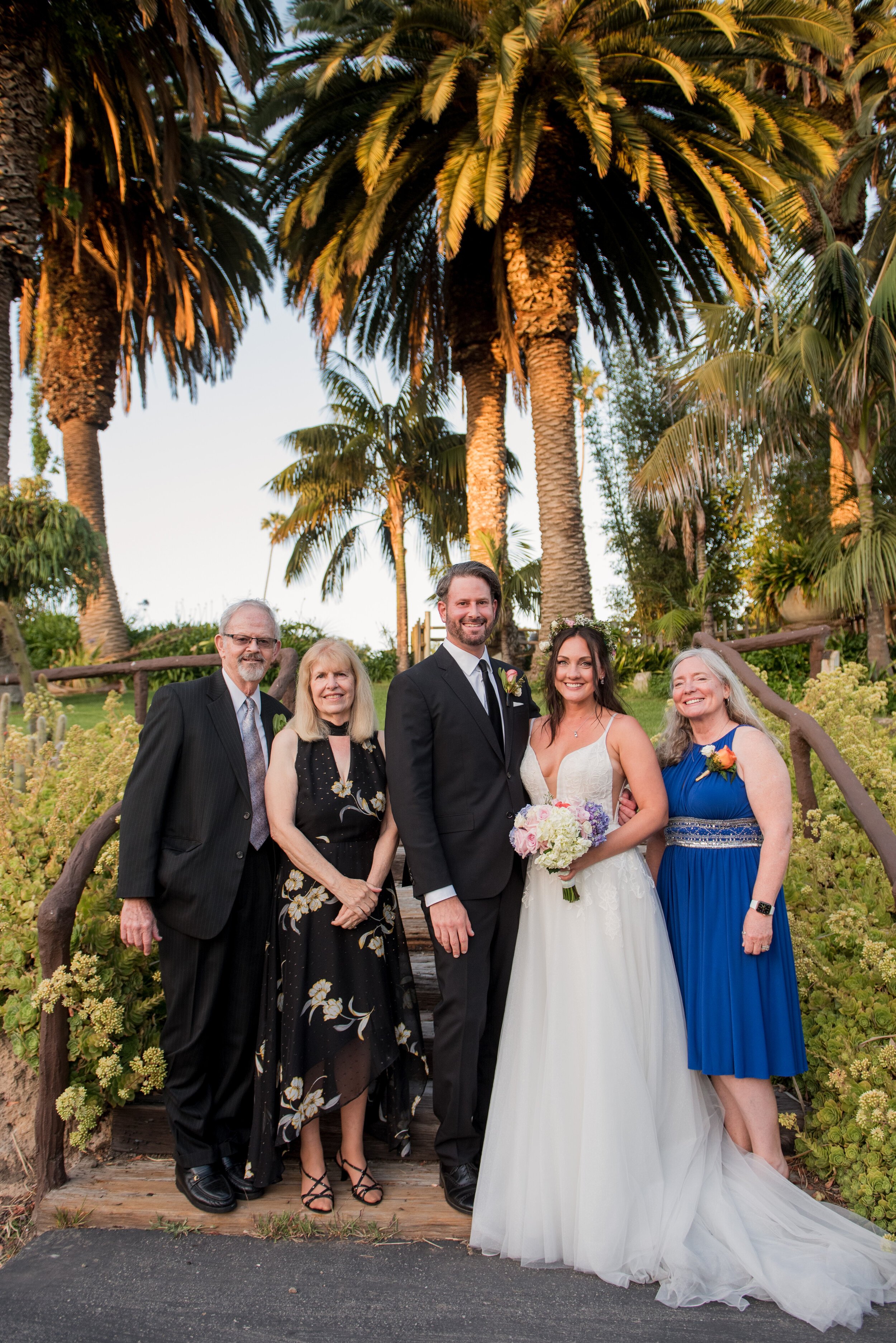 www.santabarbarawedding.com | ByCherry Photography | Santa Barbara Zoo | Events by Rincon | SB Hair &amp; Makeup | Bride and Groom with Parents