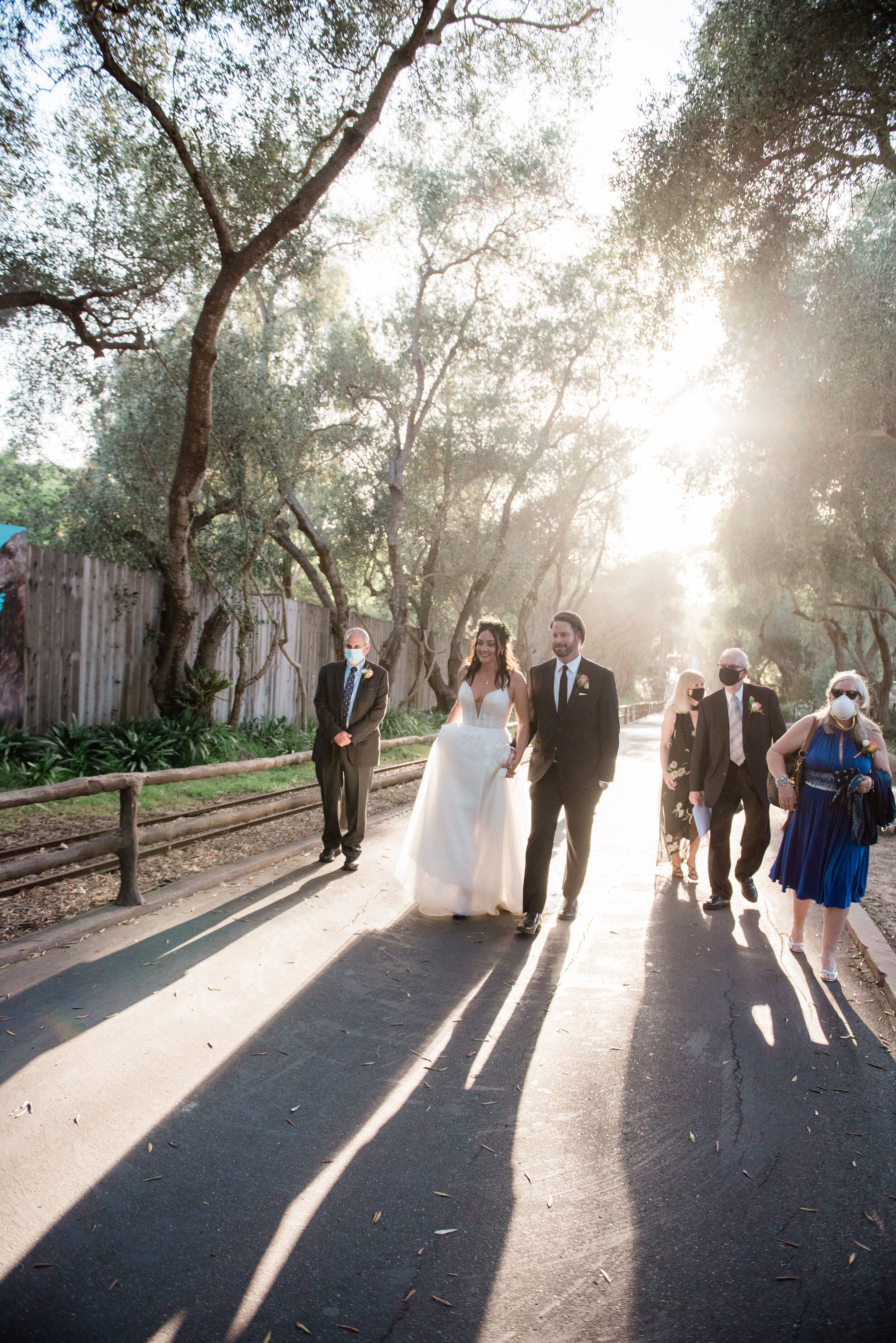 www.santabarbarawedding.com | ByCherry Photography | Santa Barbara Zoo | Events by Rincon | SB Hair &amp; Makeup | Bride and Groom with Parents