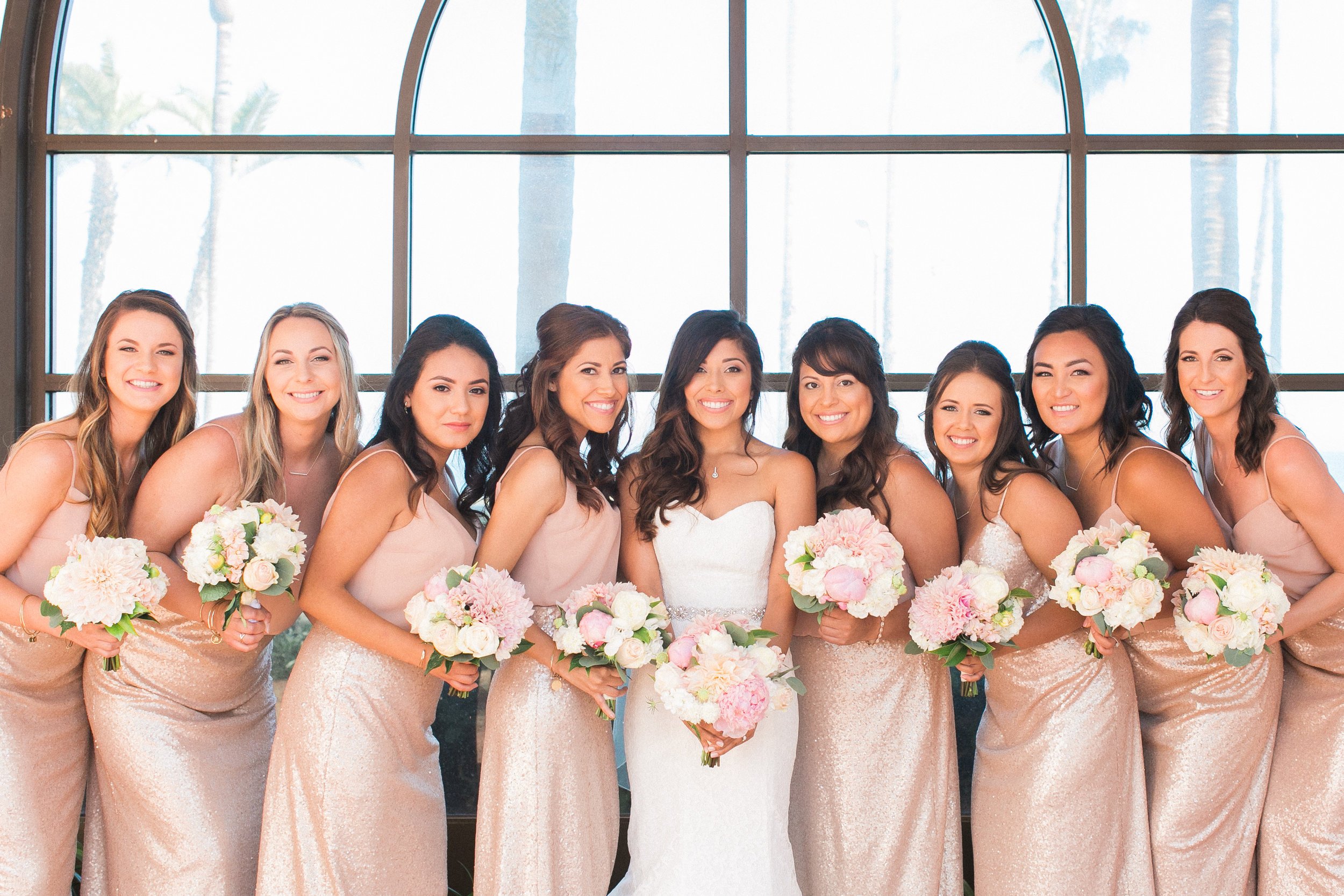 www.santabarbarawedding.com | Kelsey Crews | Fess Parker Doubletree | Bridesmaids