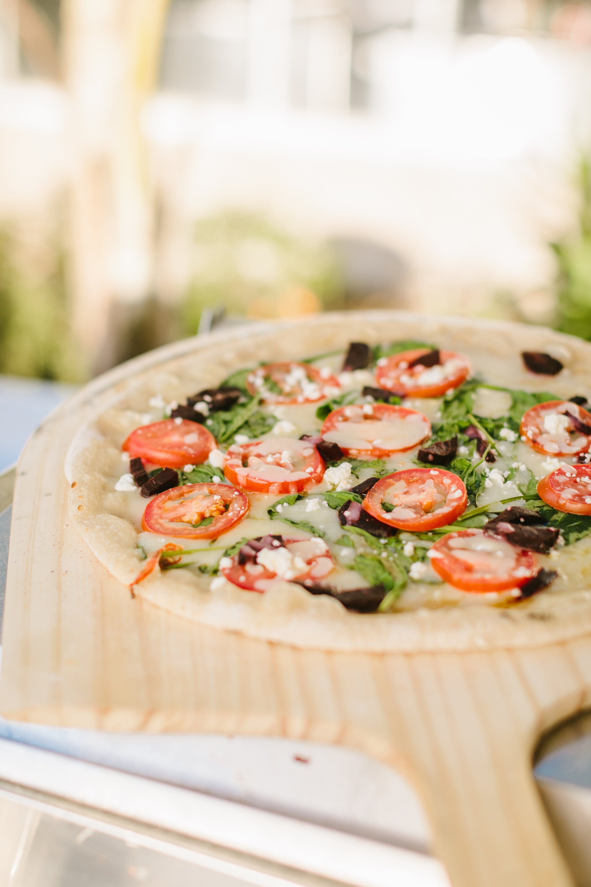 www.santabarbarawedding.com | Firefly Pizza Company | Tomato and Olive Pizza