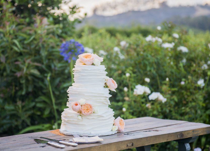 www.santabarbarawedding.com | Willa Kveta Photography | Gerry Ranch | Wedding Cake