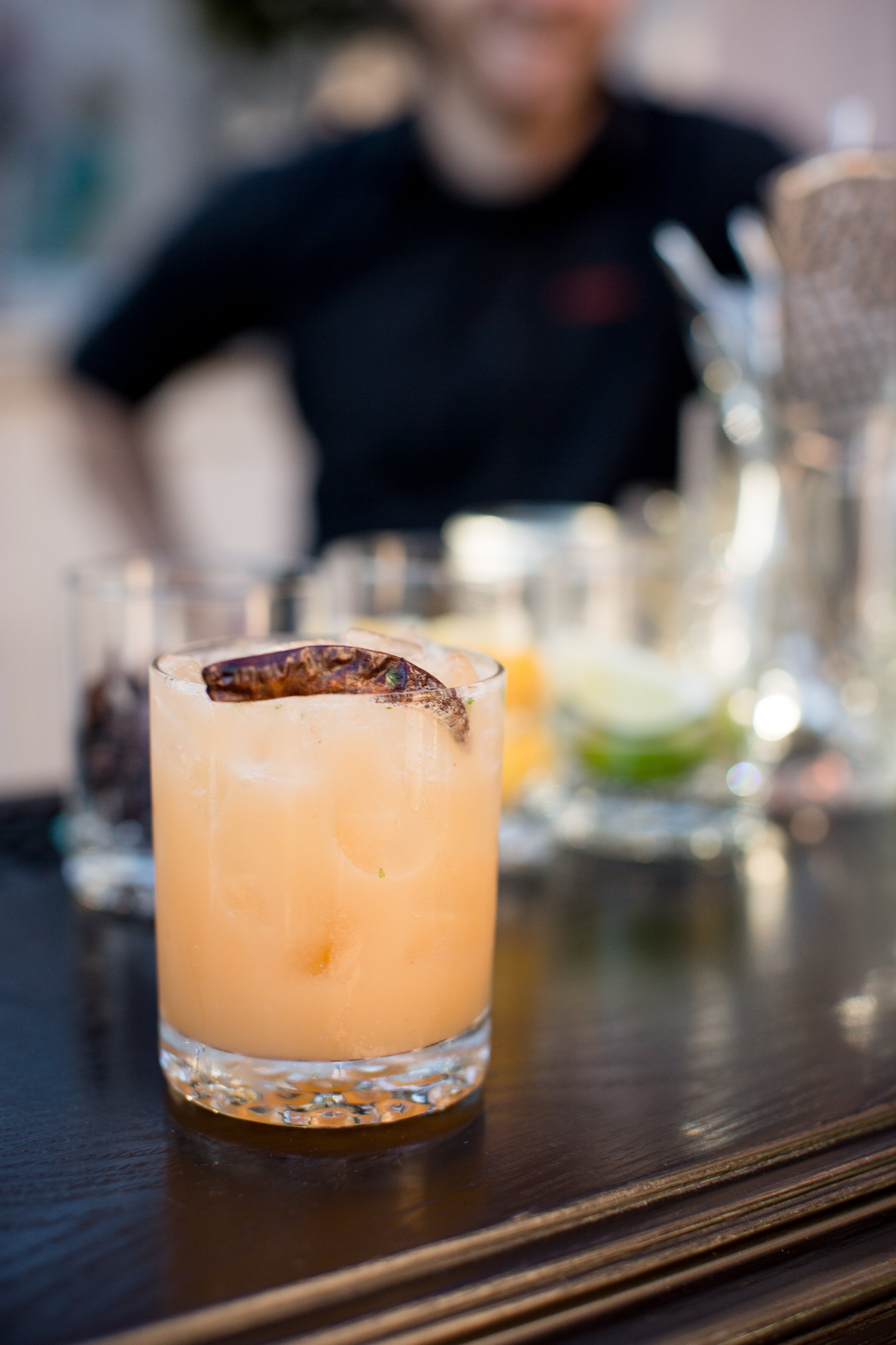www.santabarbarawedding.com | Flair Project | Cocktail with a Chile Garnish
