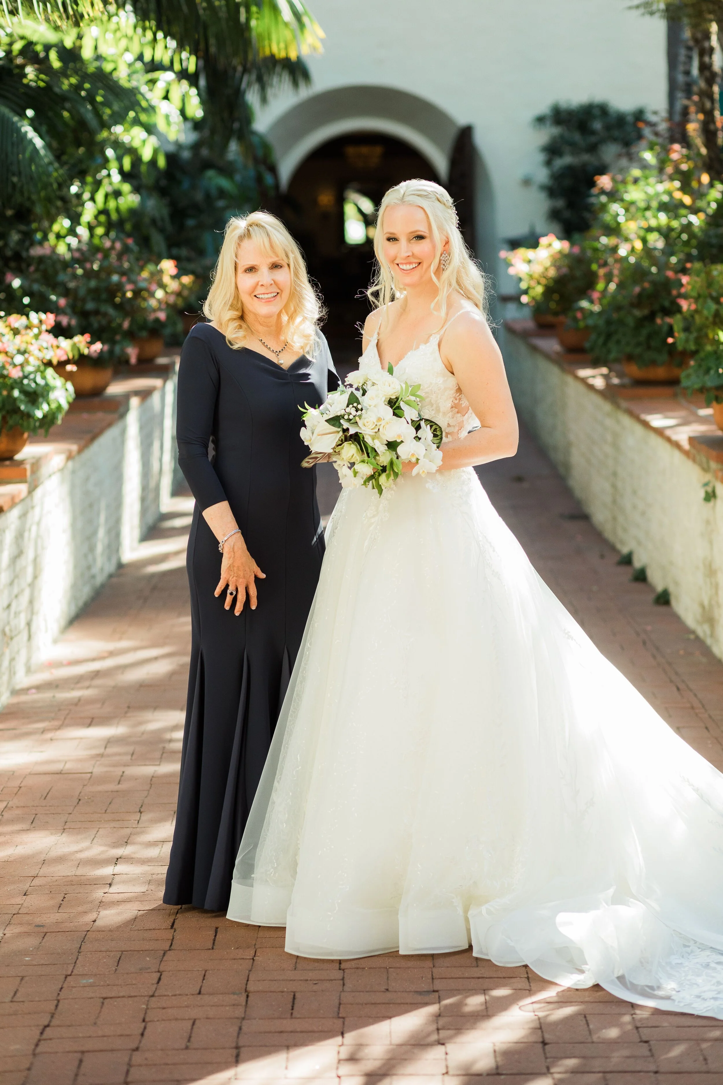 www.santabarbarawedding.com | Four Seasons Resort The Biltmore | Whitney Turner | KB Events | Ella &amp; Louie | Tomiko Taft | Dreamcatcher Artistry | Mia Solano | Bride with Mother