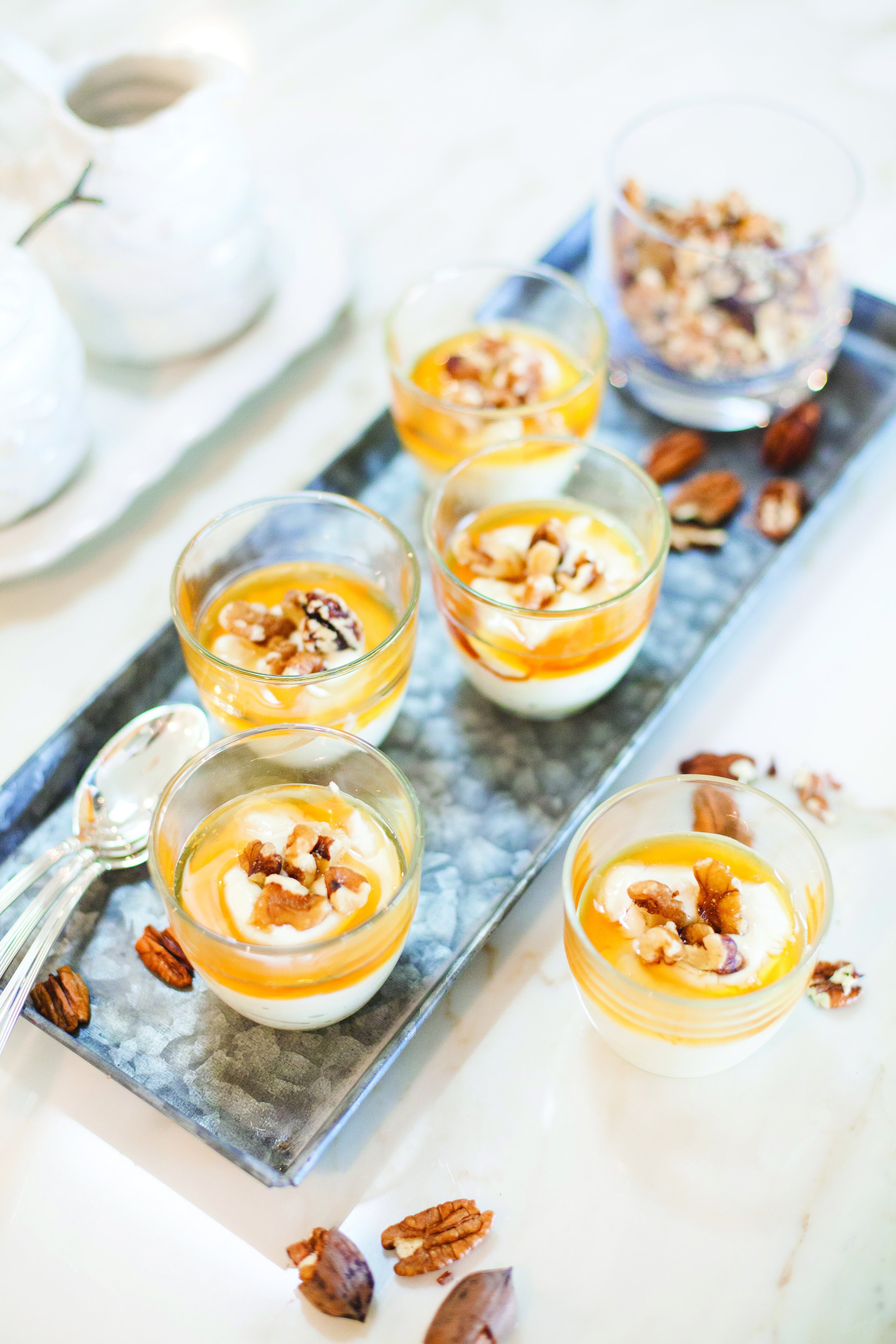 www.santabarbarawedding.com | A Taste of California | Chef Robin | Yogurt Cups with Honey and Nuts