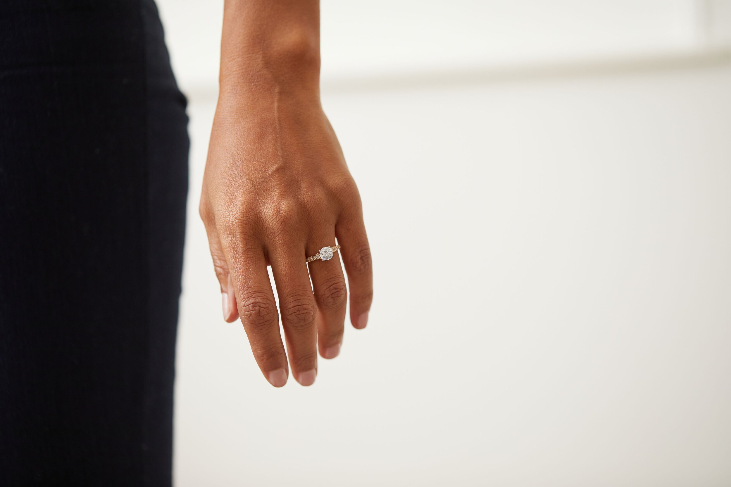 www.santabarbarawedding.com | Clean Origin | Yellow Gold Classic Setting Ring