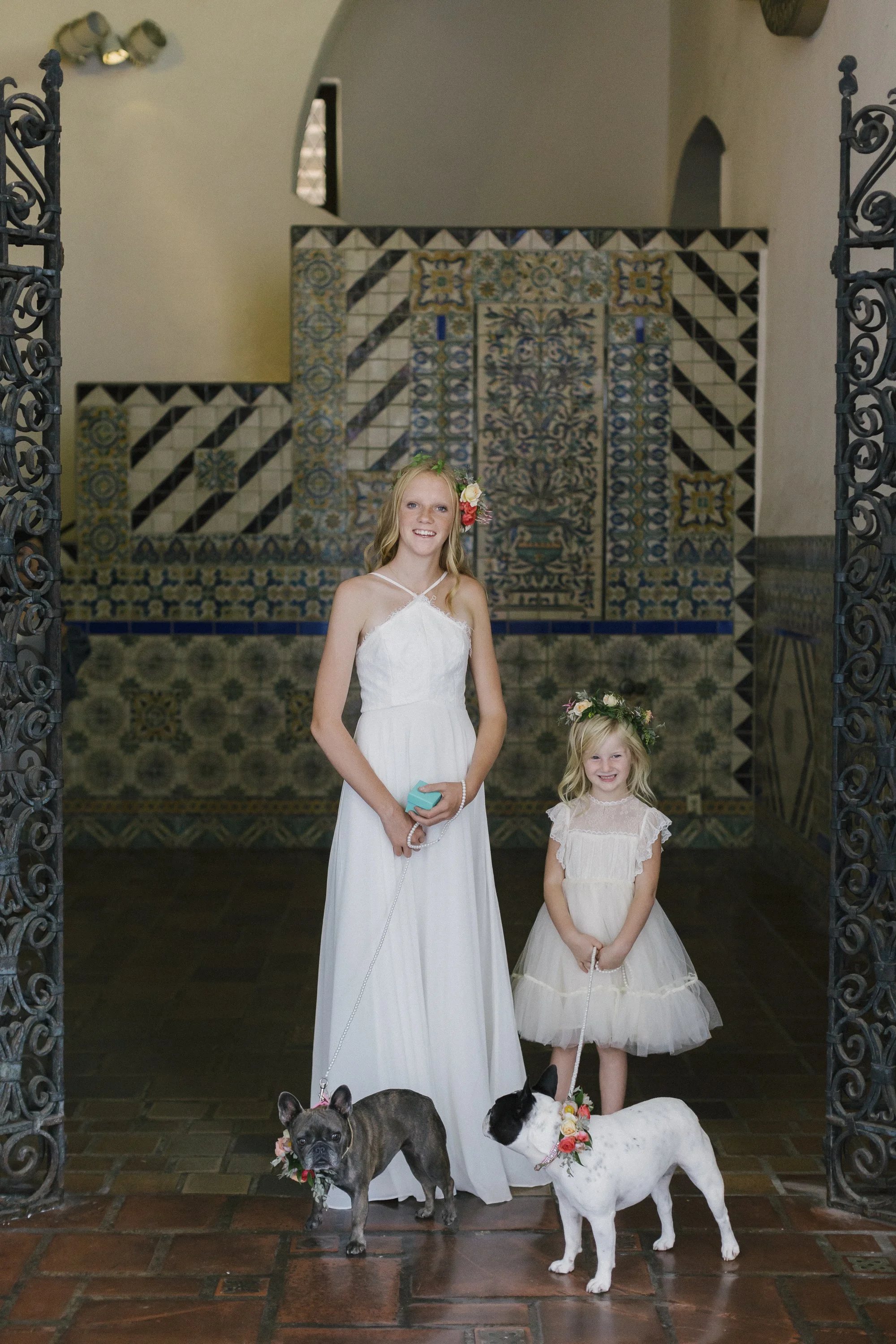 www.santabarbarawedding.com | Santa Barbara Courthouse | Canary Hotel | Aurelia D’Amore Photography | Flower Girls