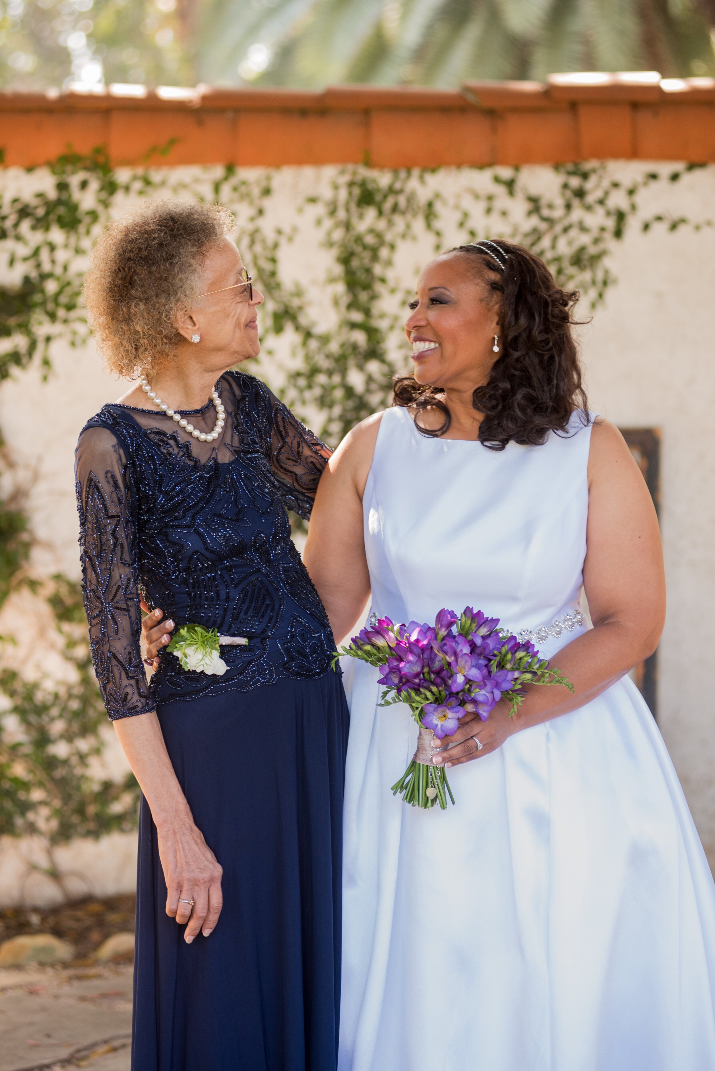 www.santabarbarawedding.com | ByCherry Photography | Riviera Productions | Bride with Mother