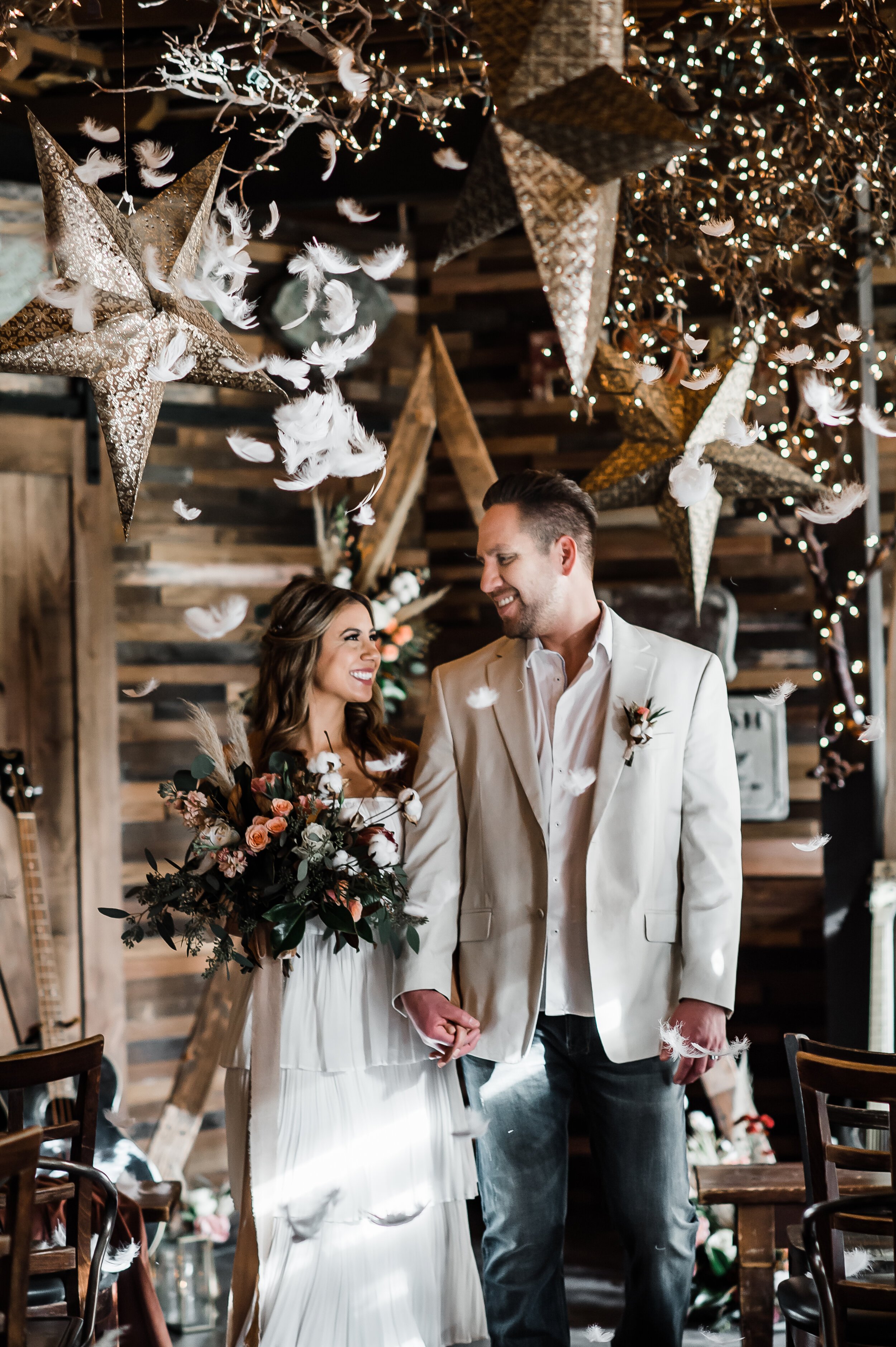 www.santabarbarawedding.com | Cafe Fiore | Michelle Ramirez | Simply S Events | Tangled Lotus | Otis + Pearl | Social Woodworks | Lulus | Jos A. Bank | Couple at the Ceremony Setting