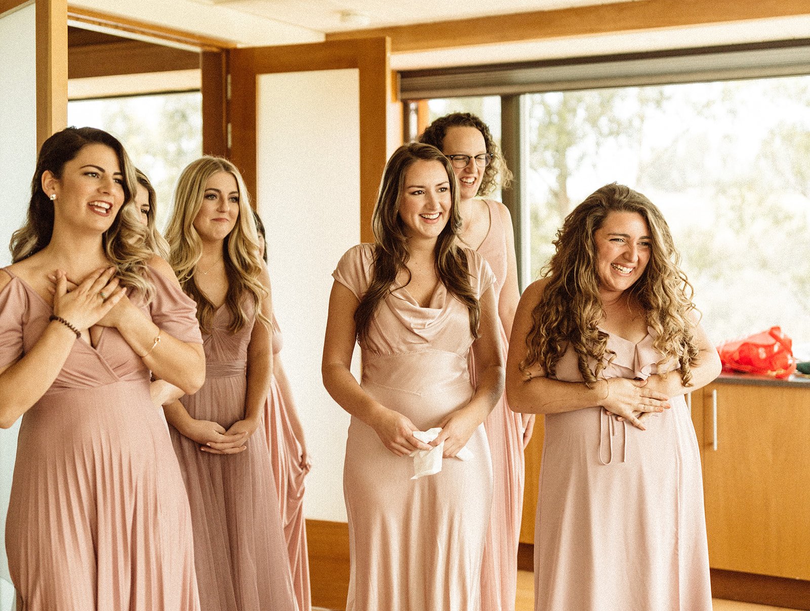 www.santabarbarawedding.com | Isabella Griffith Photography | El Capitan State Beach | KB Events | Hair By Reilly | Tomiko Taft | Bridesmaids Admire Bride