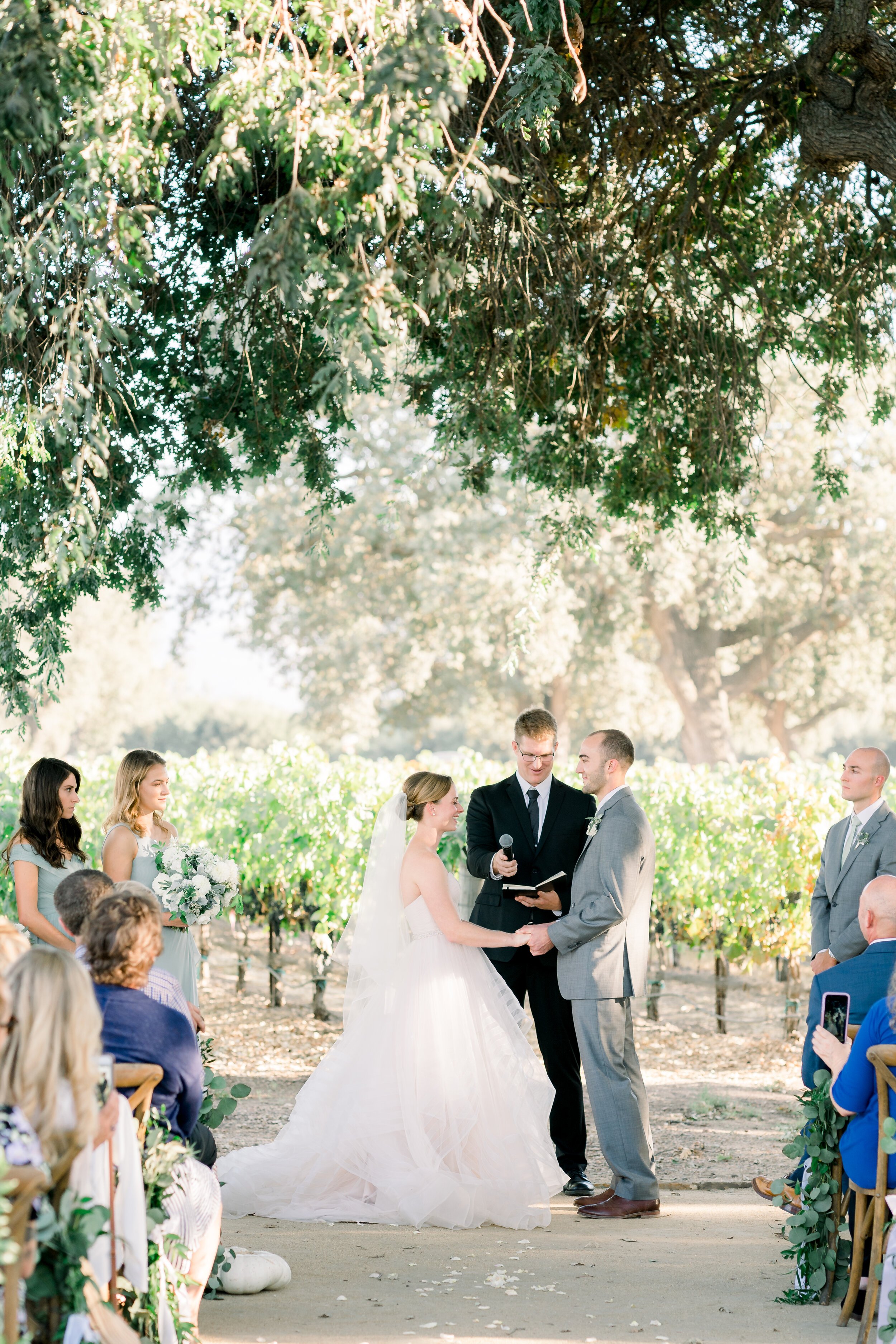 www.santabarbarawedding.com | We Heart Photography | Roblar Winery | Elizabeth Ginder Events | Alexis Ireland Florals | Camaille Victoria | Mishay Salon | Bride and Groom at the Ceremony