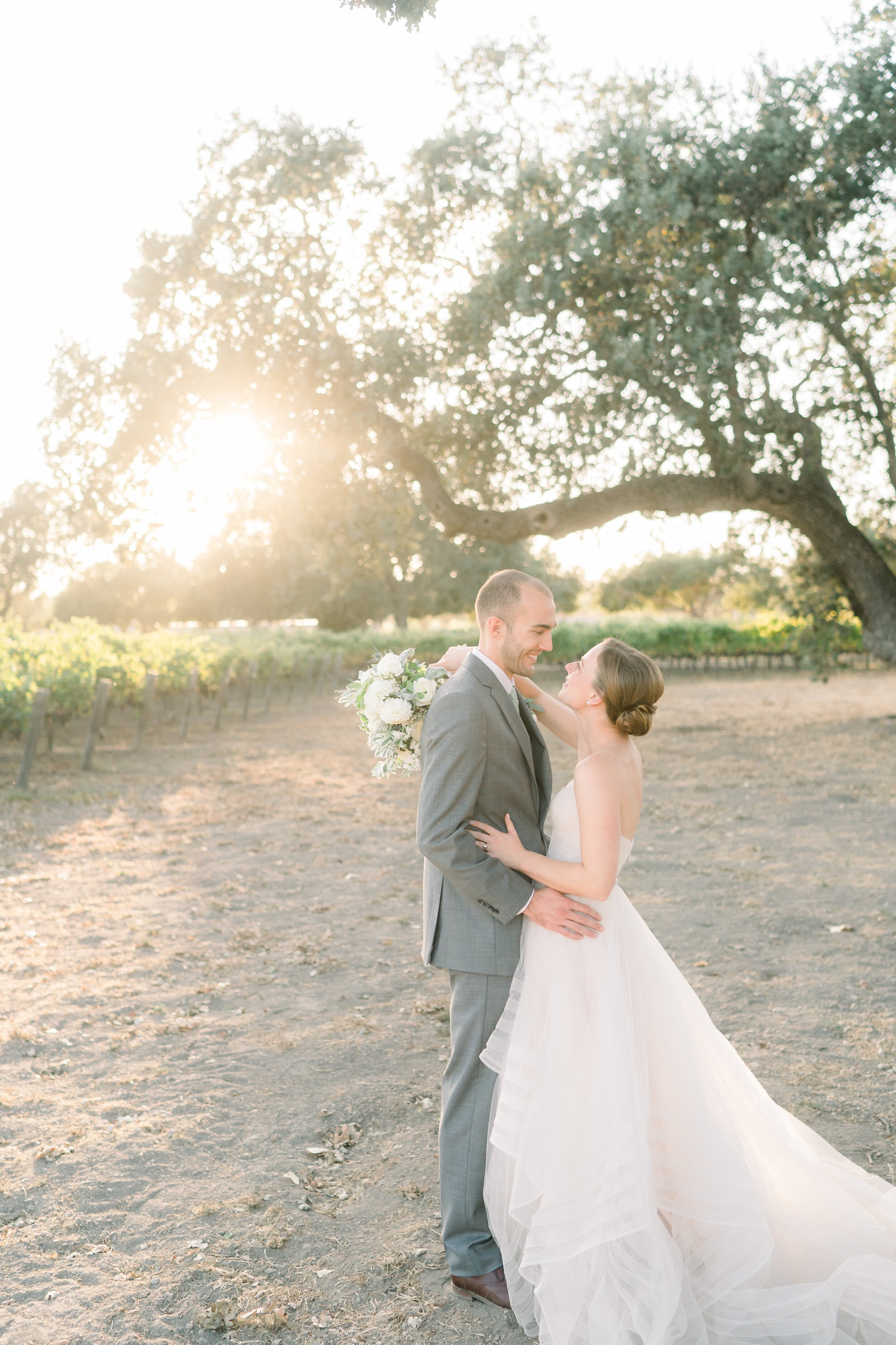 www.santabarbarawedding.com | We Heart Photography | Roblar Winery | Elizabeth Ginder Events | Alexis Ireland Florals | Mishay Salon | Camaille Victoria | Bride and Groom in the Winery
