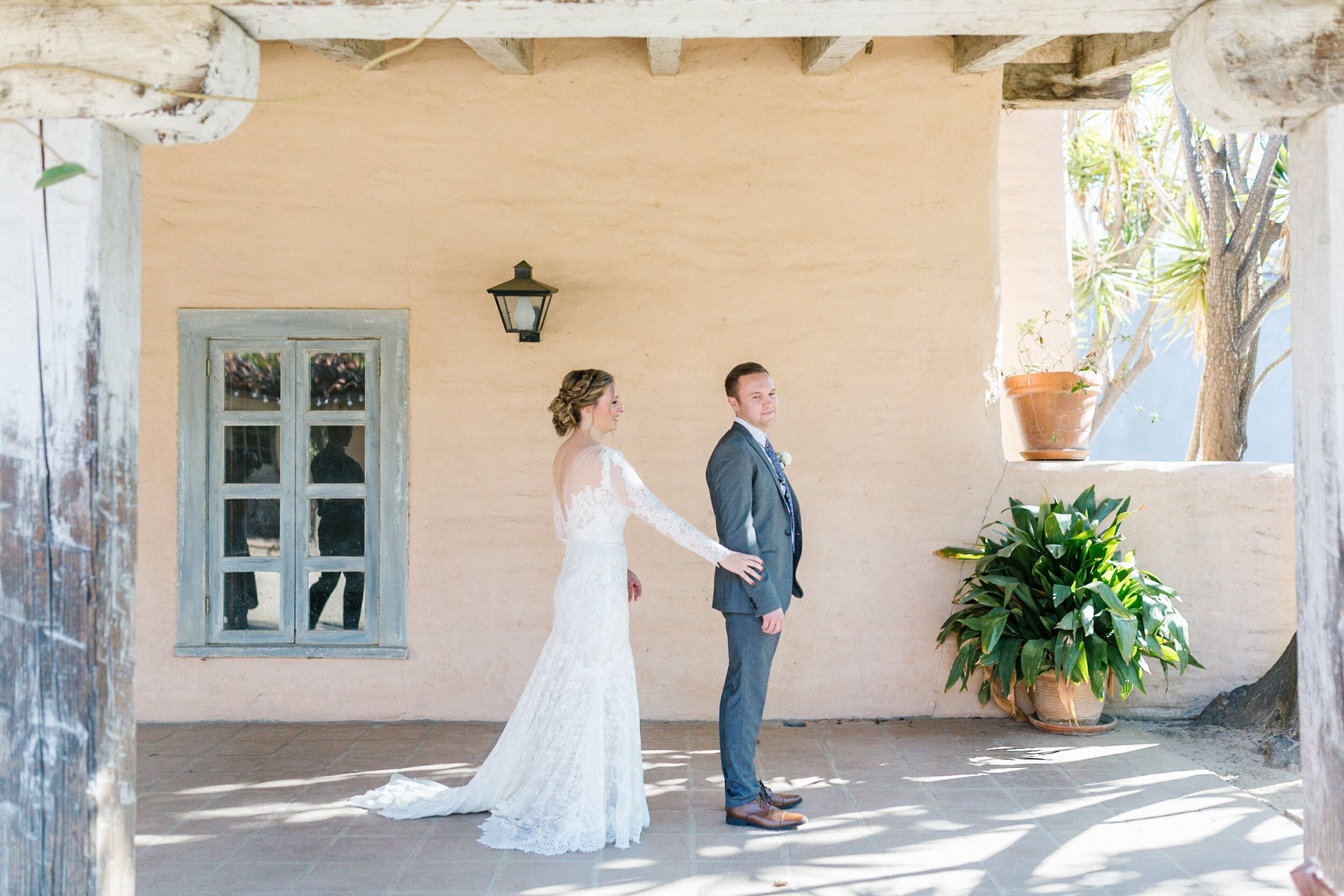 www.santabarbarawedding.com | Hannah Rose Gray | Santa Barbara Historical Museum | Alexis Ireland Florals | Carlyle Salon | Before the First Look