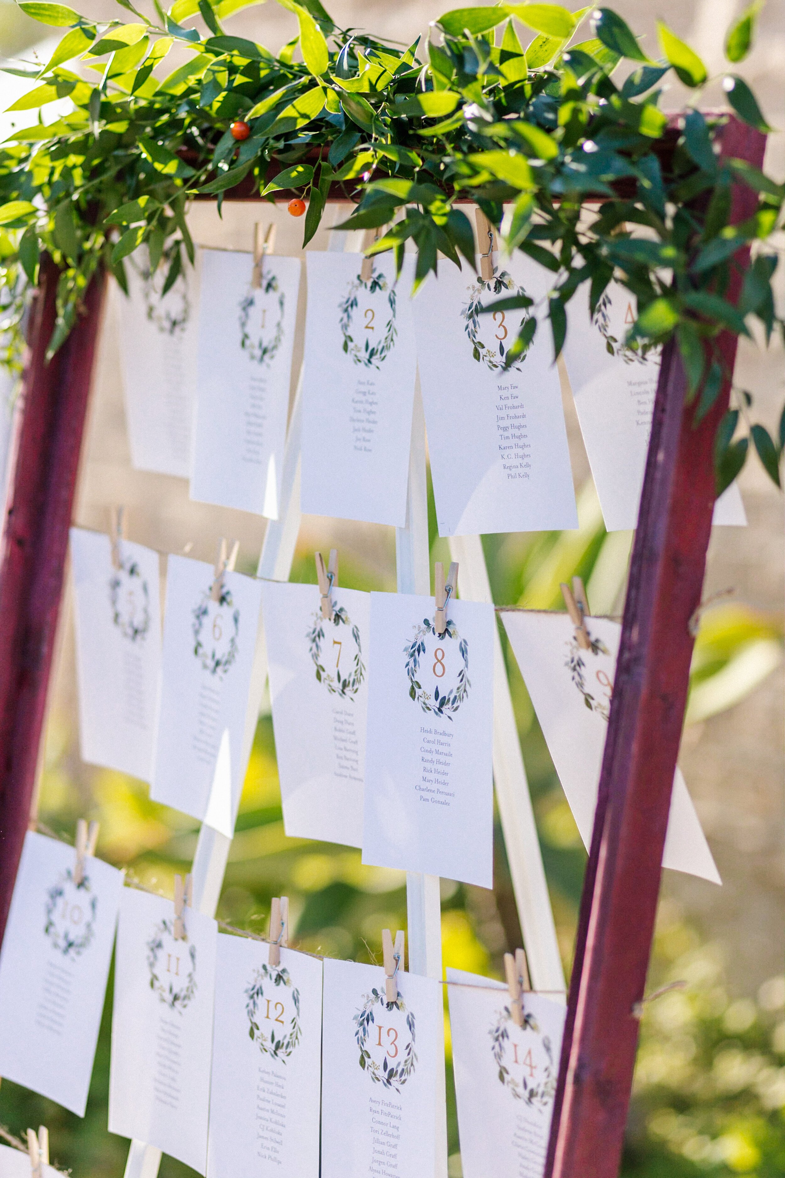 www.santabarbarawedding.com | Hannah Rose Gray | Santa Barbara Historical Museum | Alexis Ireland Florals | DJ’s California Catering | Table Arrangements 