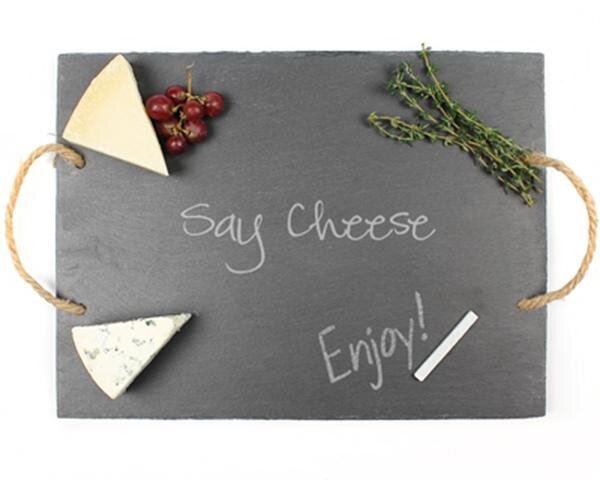 www.santabarbarawedding.com | My Wedding Favors | Say Cheese Slate Serving Board