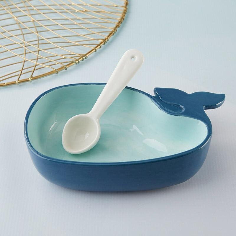 www.santabarbarawedding.com | My Wedding Favors | Whale Shaped Dip Bowl &amp; Spoon