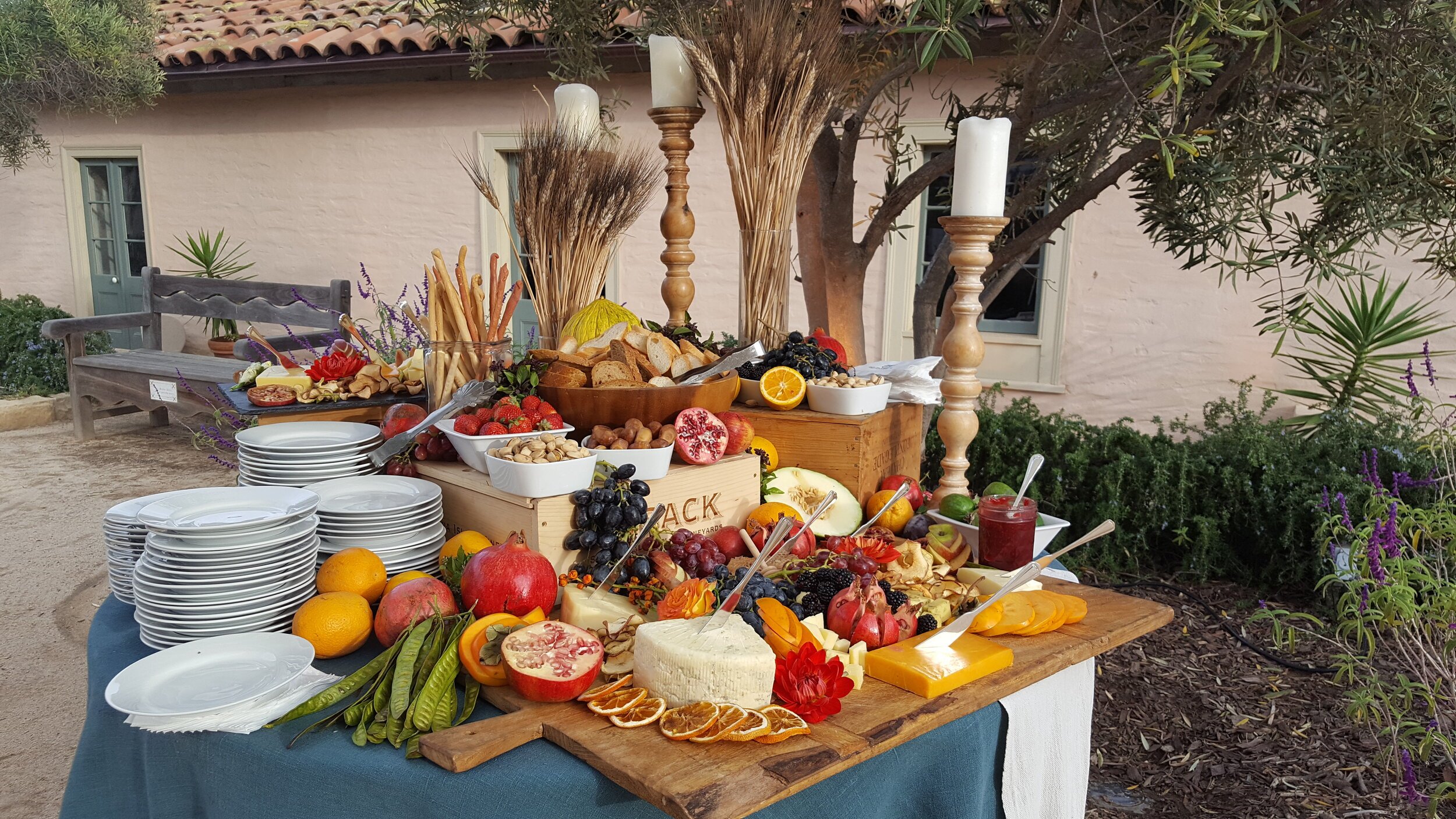www.santabarbarawedding.com | Pure Joy Catering | Cheese Table