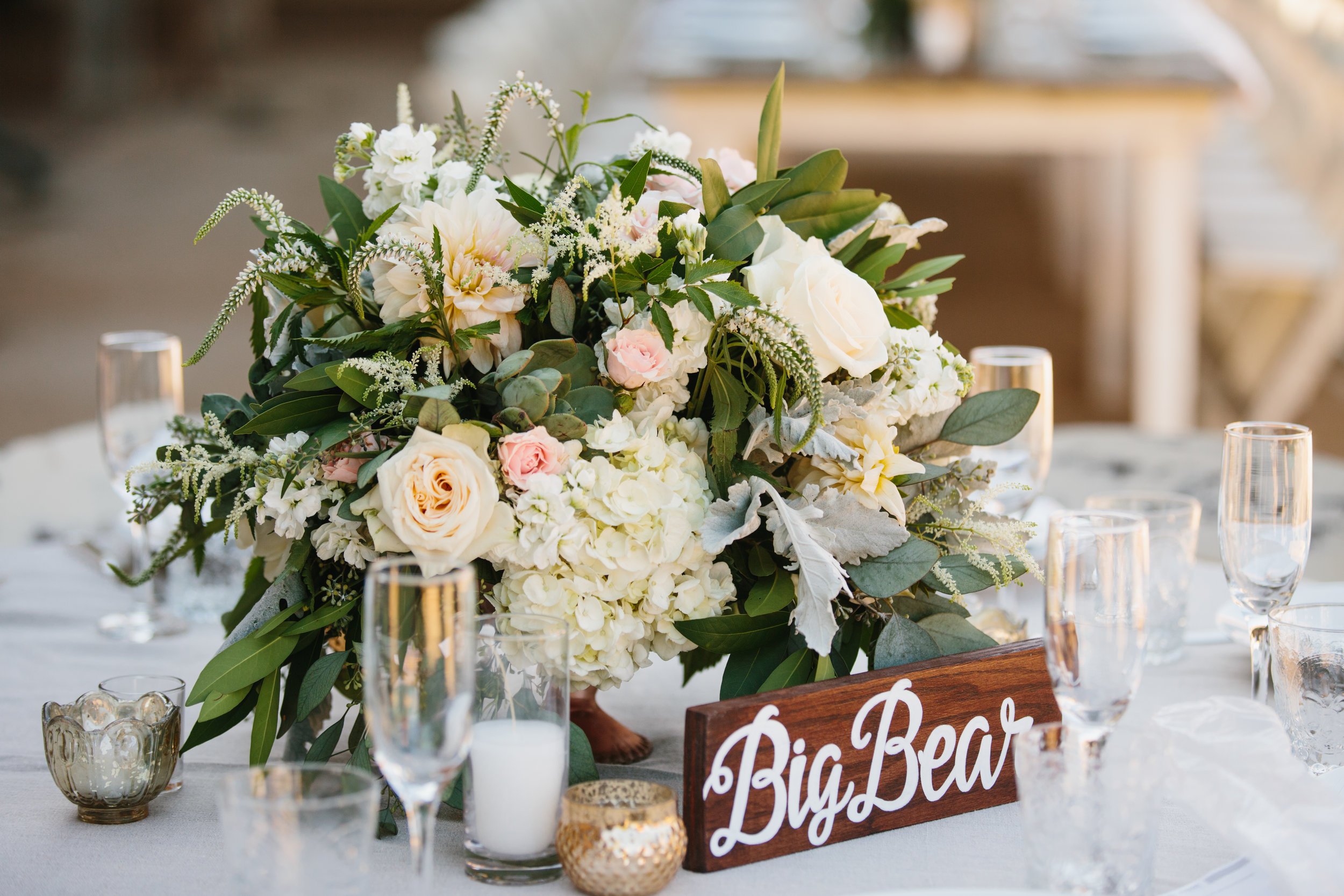 www.santabarbarawedding.com | The Sanadas | Santa Barbara Historical Museum | Joelle Charming | These Buds A Blooming | Town and Country Event Rentals | Reception Table Set-Up 