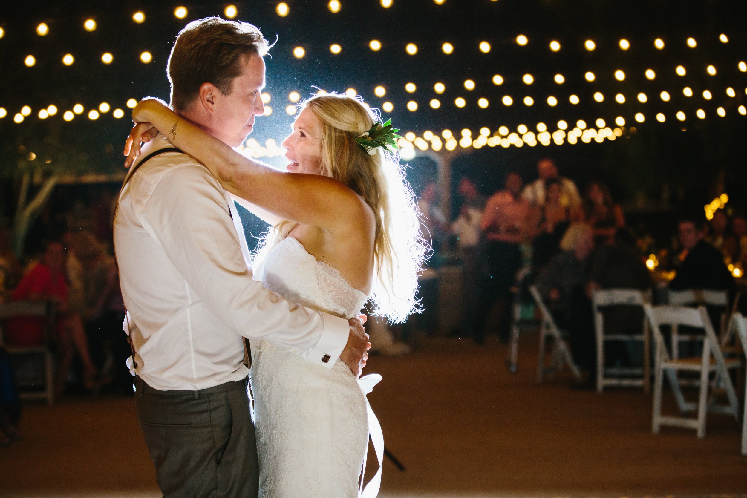 www.santabarbarawedding.com | The Sanadas | Santa Barbara Historical Museum | Joelle Charming | These Buds A Blooming | Town and Country Event Rentals | Couple Dancing at Night