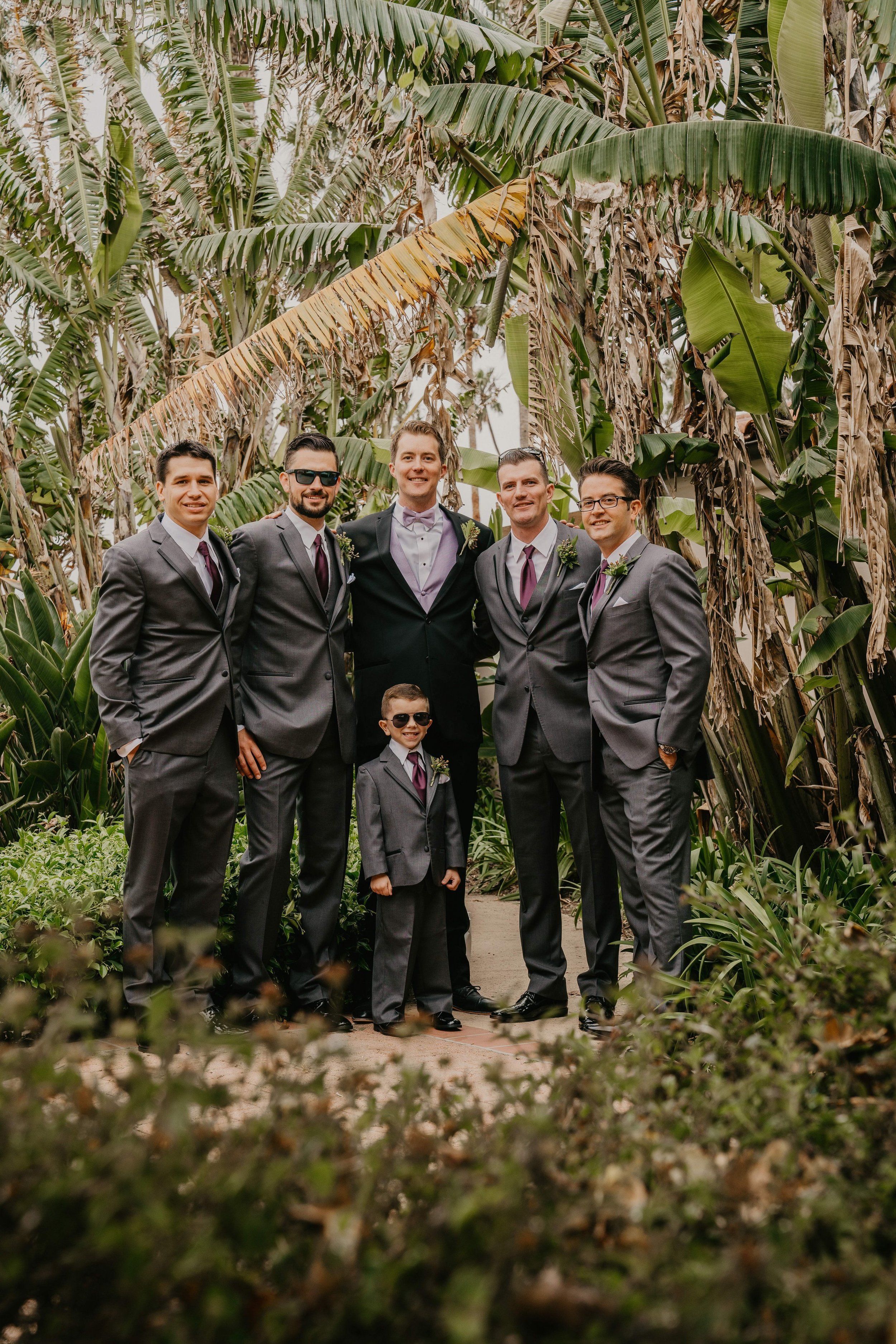 www.santabarbarawedding.com | Candice Marie Photography | Hilton Santa Barbara Beachfront Resort | Dalina Klan | Once in a Lifetime Weddings | Alpha Floral | Groom and Groomsmen