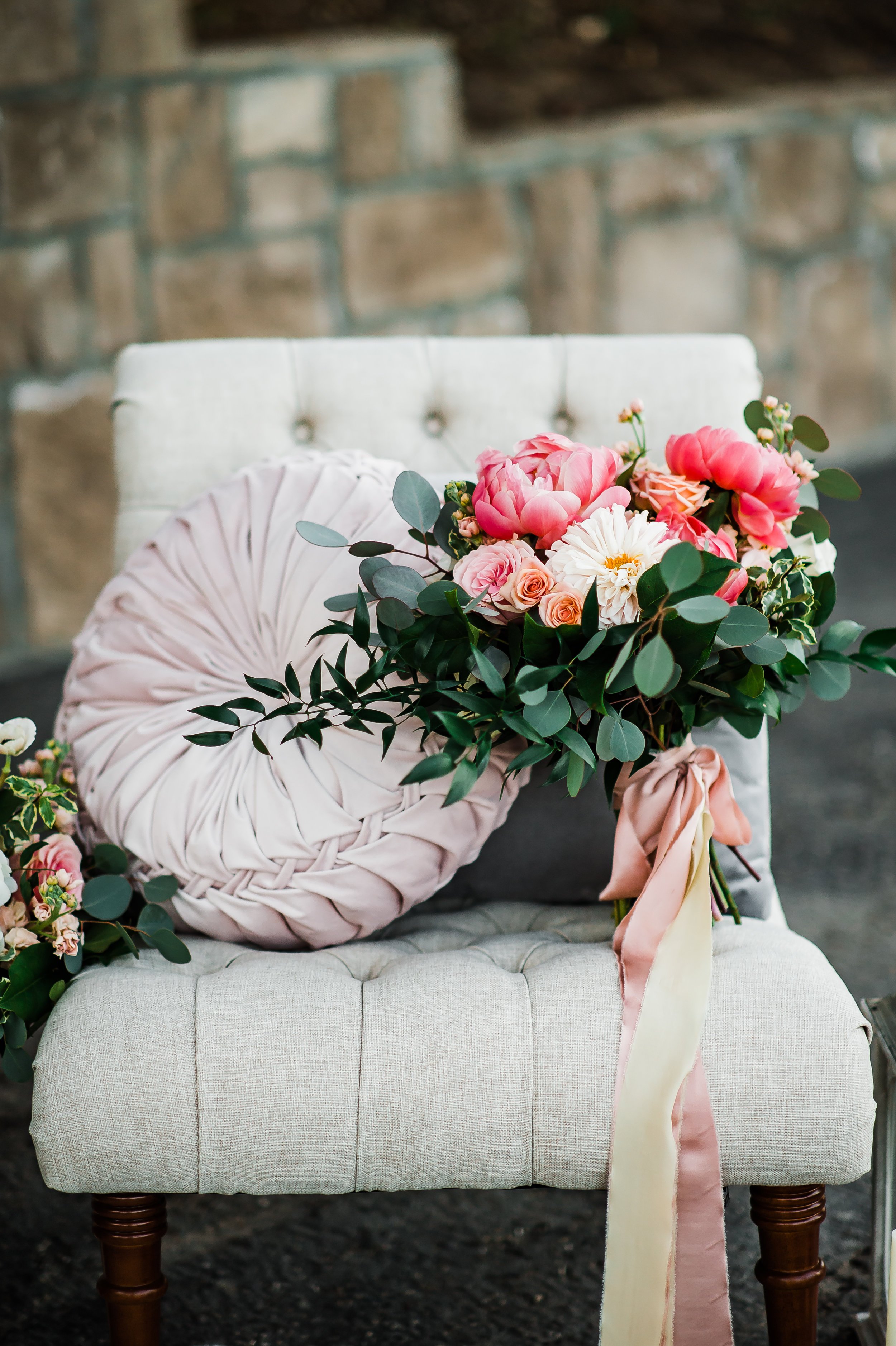 www.santabarbarawedding.com | Michelle Ramirez Photography | Zaca Creek | Wünderland Co. | Tangled Lotus | Amigo Party Rentals | Illume Silk | Bridal bouquet