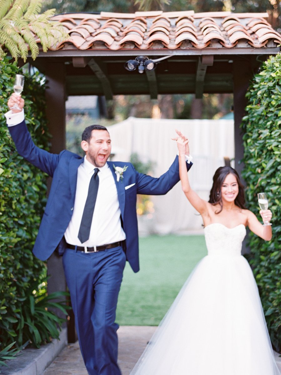 www.santabarbarawedding.com | Michael + Anna Costa Photography | Butterfly Lane Estate | Soigne Productions | Bride and Groom After Ceremony