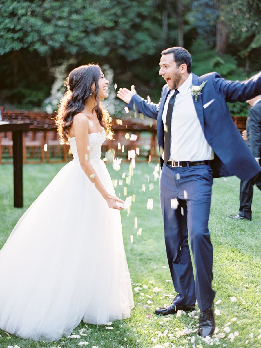 www.santabarbarawedding.com | Michael + Anna Costa Photography | Butterfly Lane Estate | Soigne Productions | Bride and Groom After Ceremony