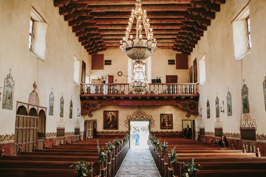 www.santabarbarawedding.com | WildWhim Design + Photography | Our Lady of Mount Carmel | Ann Johnson Events | Bloom Floral and Foliage | Ceremony Venue 