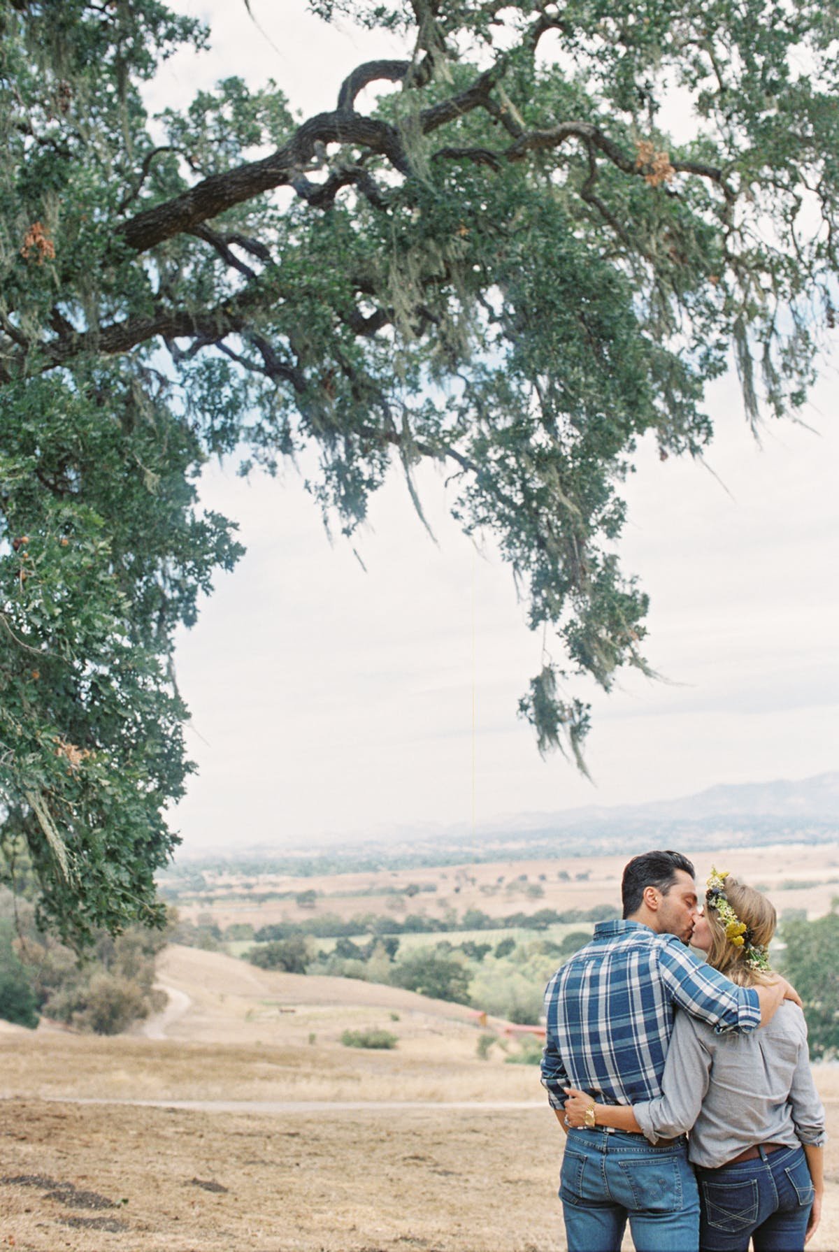 www.santabarbarawedding.com | Michael + Anna Costa Photography | Refugio Ranch | Alegria by Design | Like a Letter Videography | Anna Le Pley Taylor | Couple Embracing