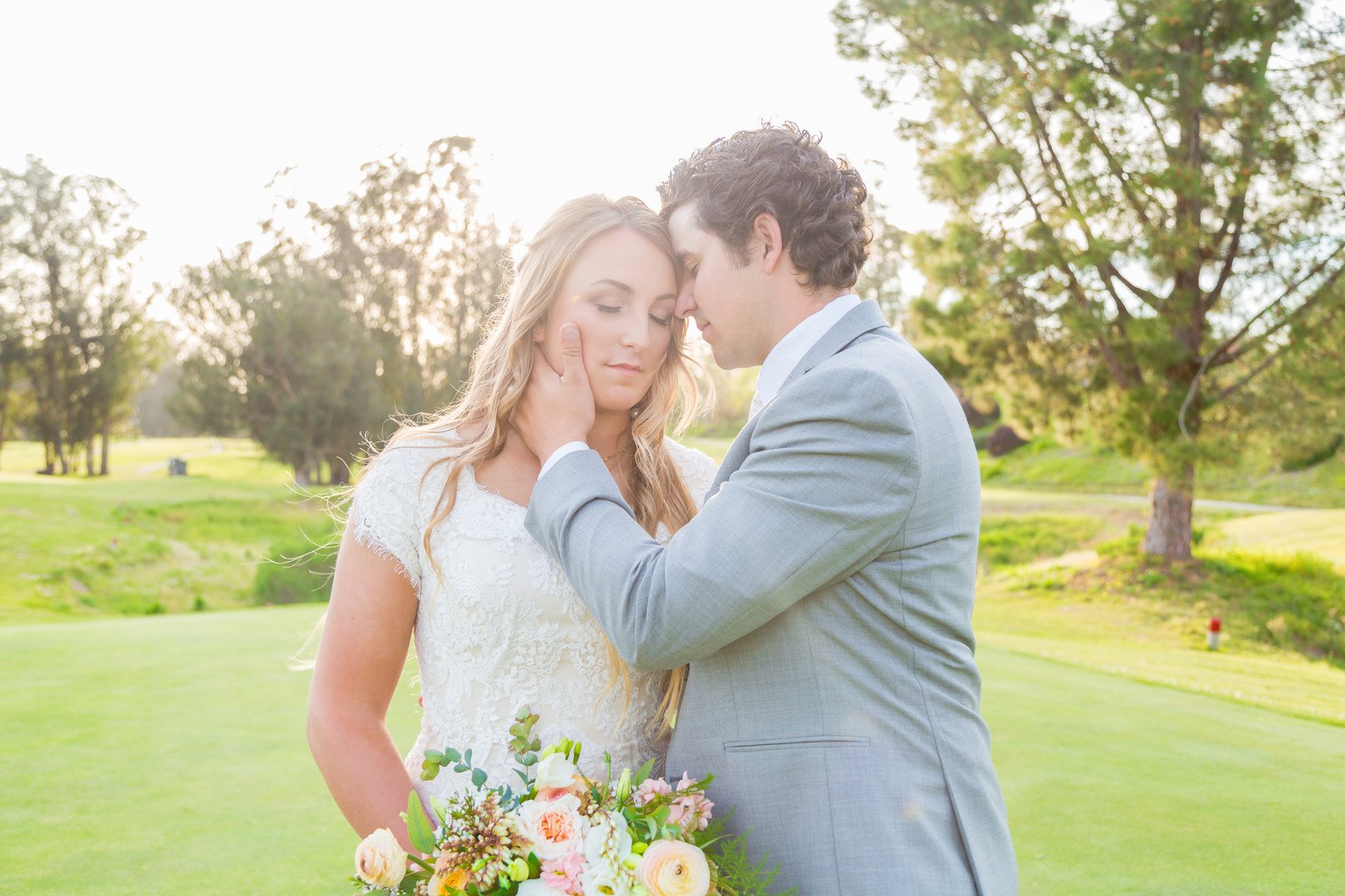 www.santabarbarawedding.com | SLO Town Studios | Black Lake Golf Course | Flowers by Denise | Hey Gorgeous Formal Wear | Bellizzimo Beauty | Perfect Peach Sunless Glow | bride and groom