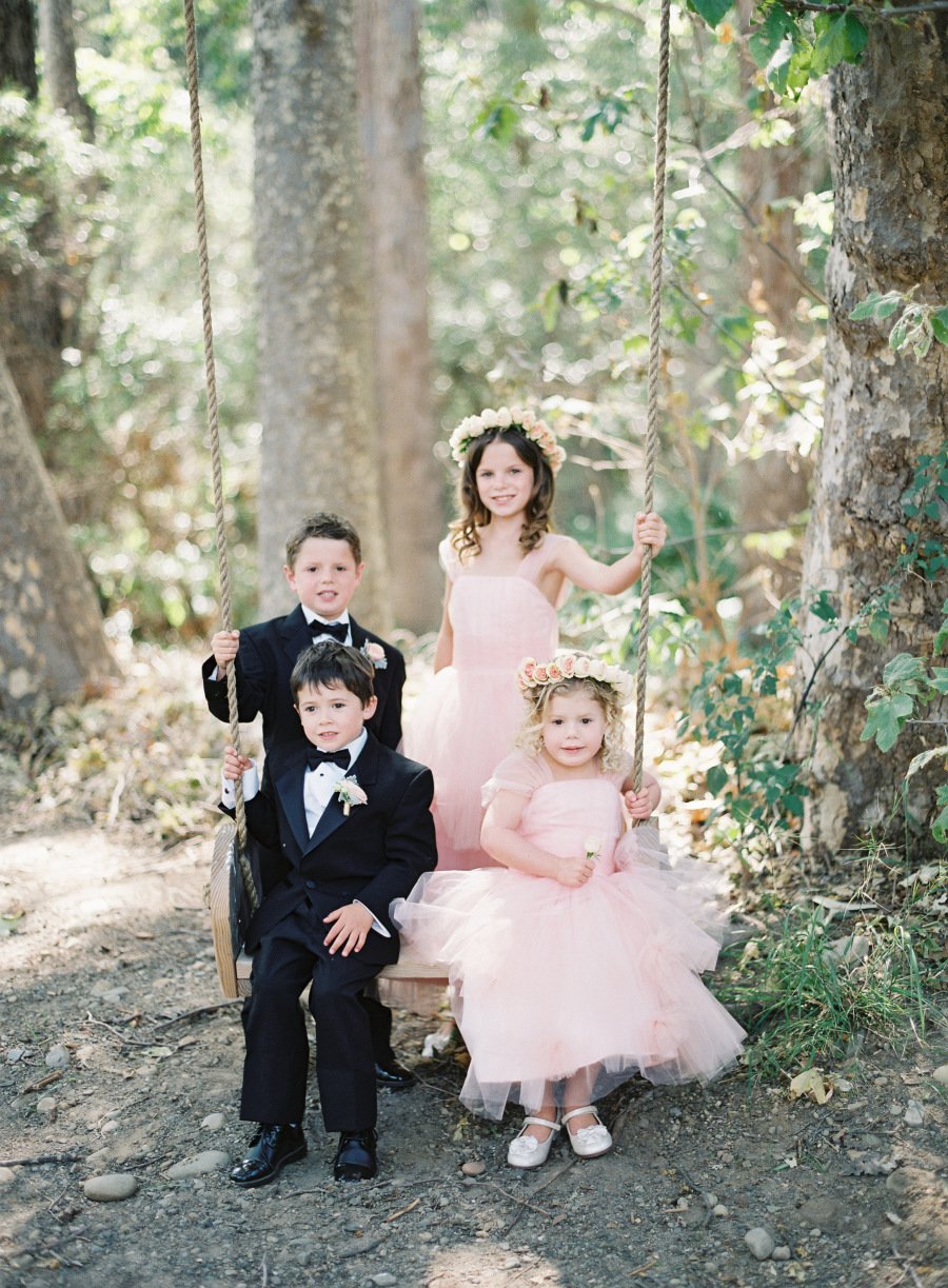 www.santabarbarawedding.com | Patrick Moyer Photography | Dos Pueblos Ranch | Soigné Productions | Flower Girls and Ring Bearers
