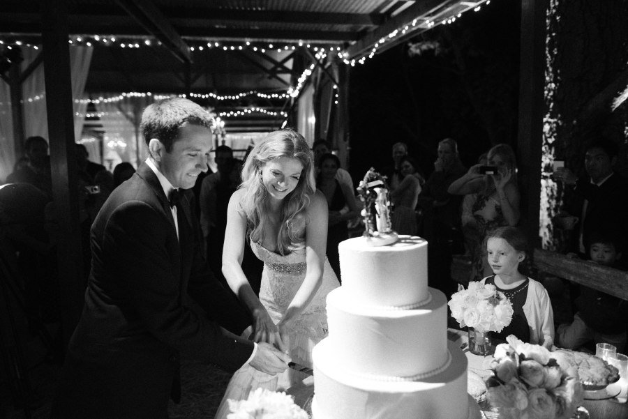 www.santabarbarawedding.com | Patrick Moyer Photography | Dos Pueblos Ranch | Soigné Productions | Lollipop Workshop | Decadence Fine Cakes | Cutting the Wedding Cake