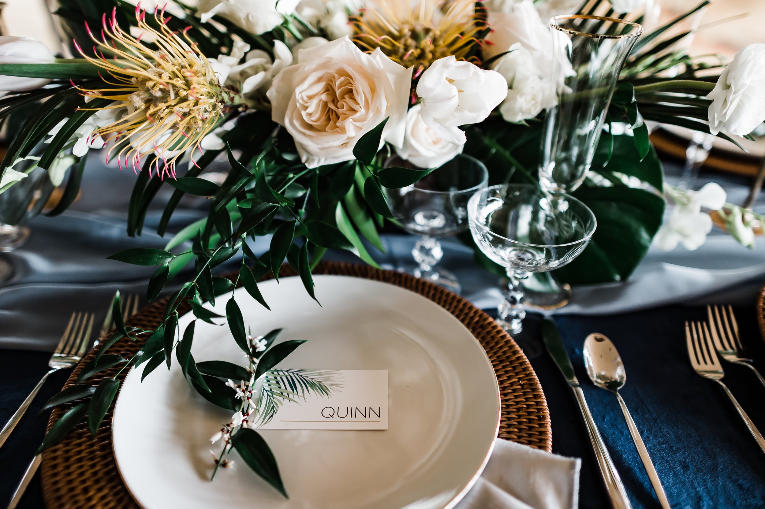 www.santabarbarawedding.com | Michelle Ramirez Photography | Hyatt Centric | Dulce Dia Events | Tangled Lotus | Papillon Rentals | Dreams America Linen | Sweet Sentimentality | Wedding Table Setting