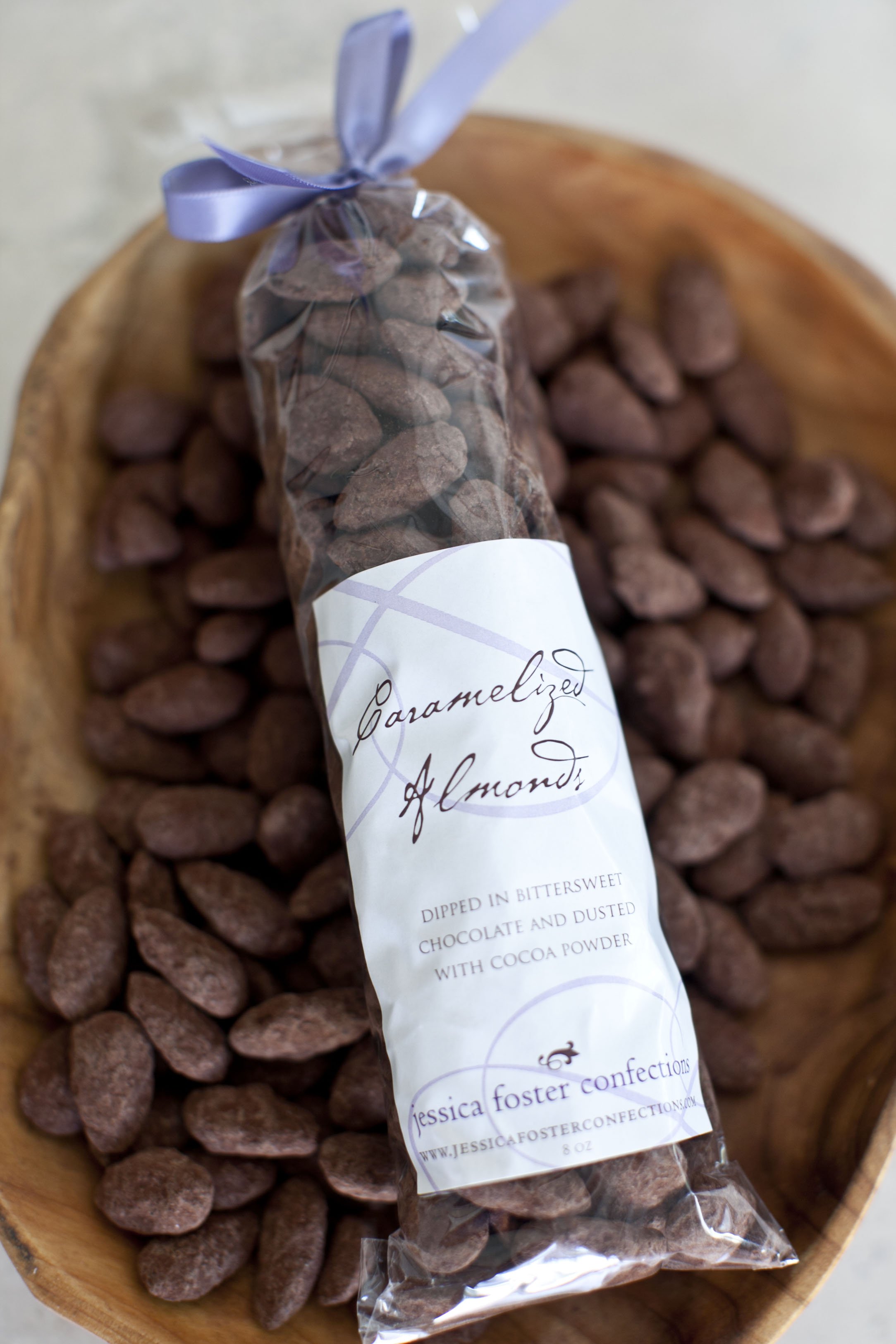 wwww.santabarbarawedding.com | Jessica Foster Confections | Tim Halberg | Chocolate-Covered Almonds