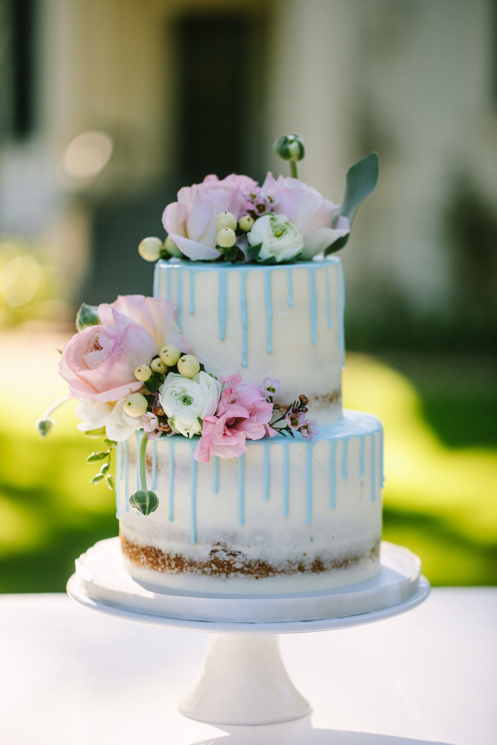 www.santabarbarawedding.com | Photographer: Patrick Ang | Venue: Rancho La Patera &amp; Stow House | Wedding Planner: Elyse Rowen of Elyse Events | Wedding Cake Detail