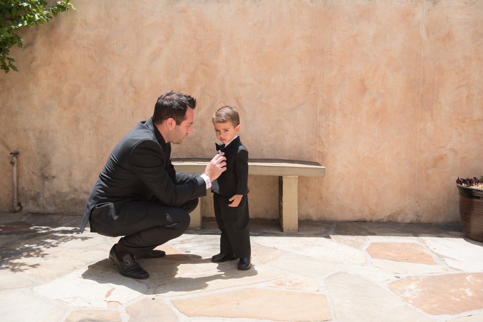 www.santabarbarawedding.com | The Big Affair | Four Seasons The Biltmore Santa Barbara | Groom and Ring Bearer