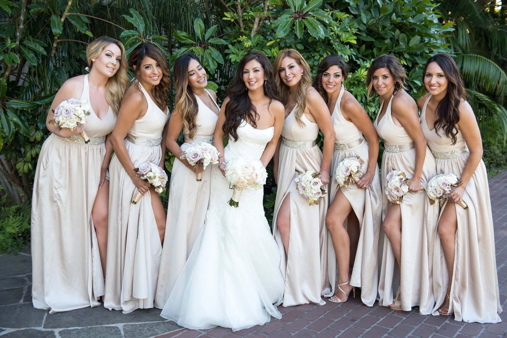 www.santabarbarawedding.com | The Big Affair | Four Seasons The Biltmore Santa Barbara | Asiel Designs | Bridal Party