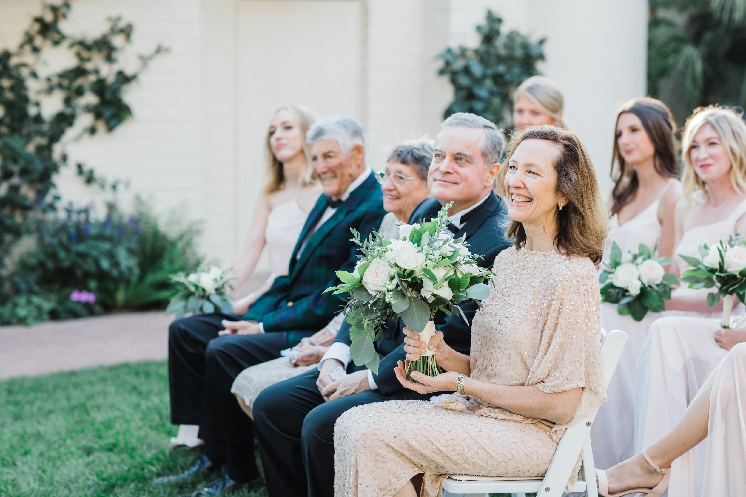 www.santabarbarawedding.com | Michael + Anna Costa Photography | Four Seasons Resort The Biltmore Santa Barbara | KB Events | Amigo Party Rentals | Mother of the Bride Smiles Lovingly