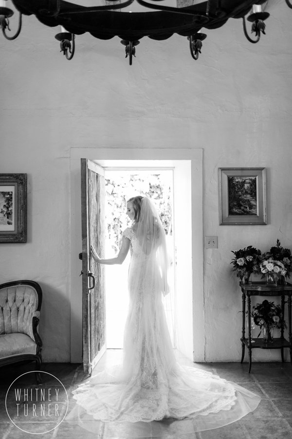 www.santabarbarawedding.com | Whitney Turner Photography | Santa Barbara Historical Museum | Immaginare Events | Bride Before Ceremony